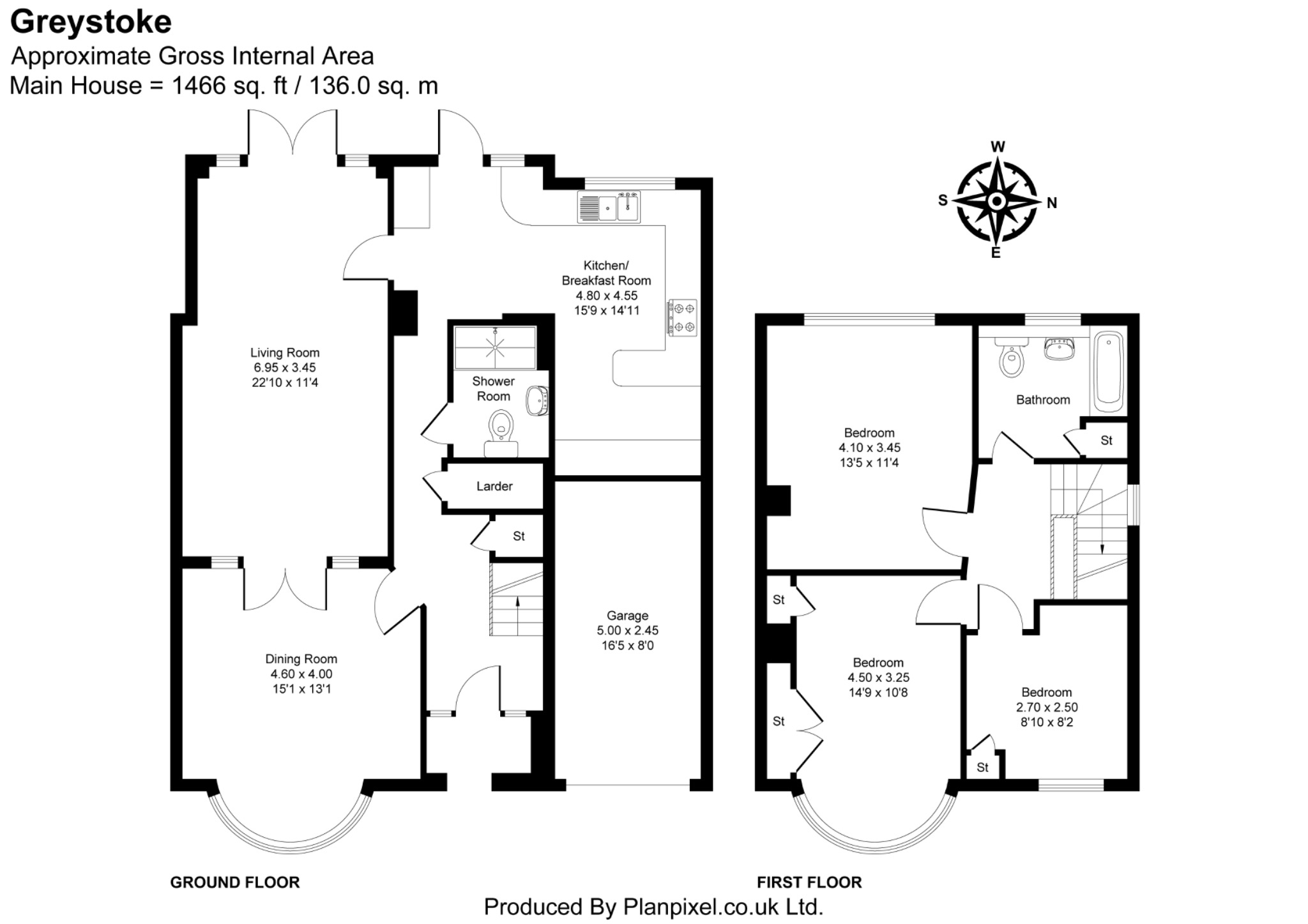 3 Greystoke Road, Caversham, Berkshire floorplan