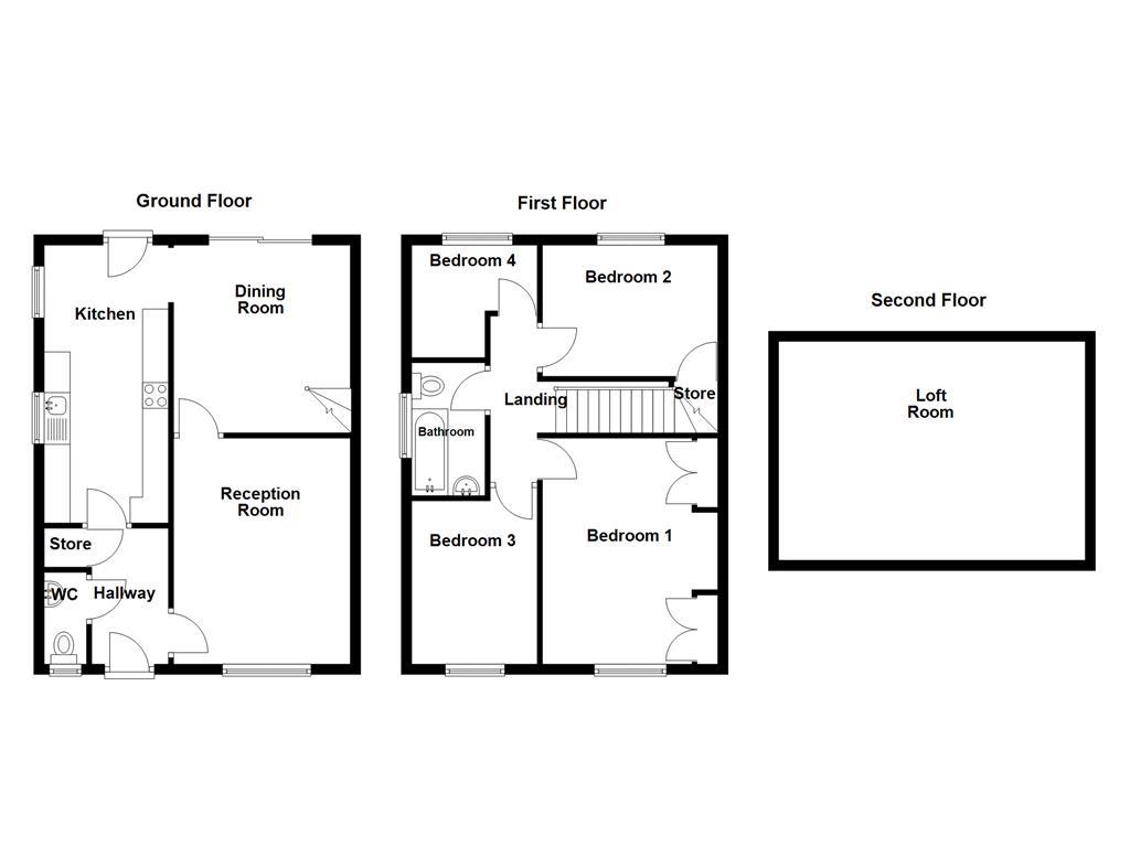 8, Hapton Way, Loveclough floorplan
