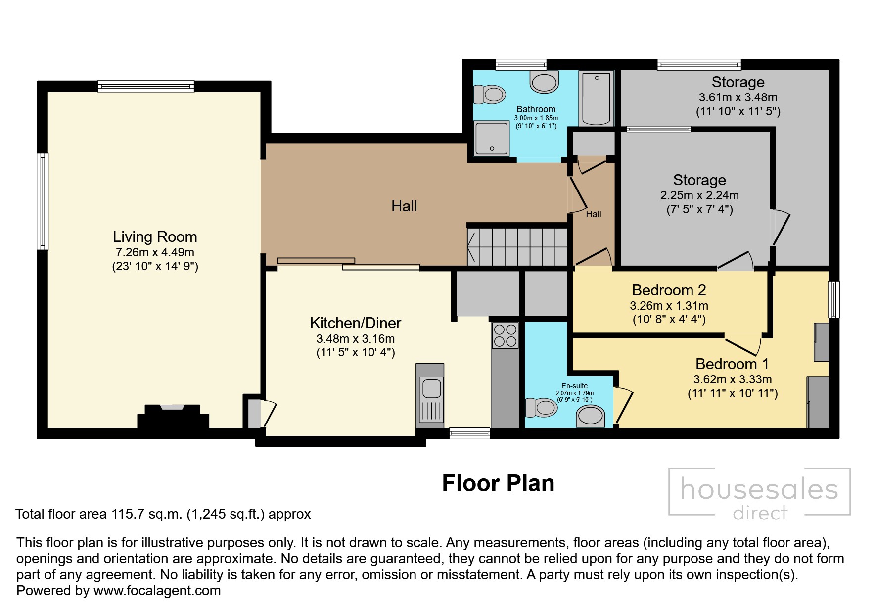 Lagnersh Barn, Chichester floorplan