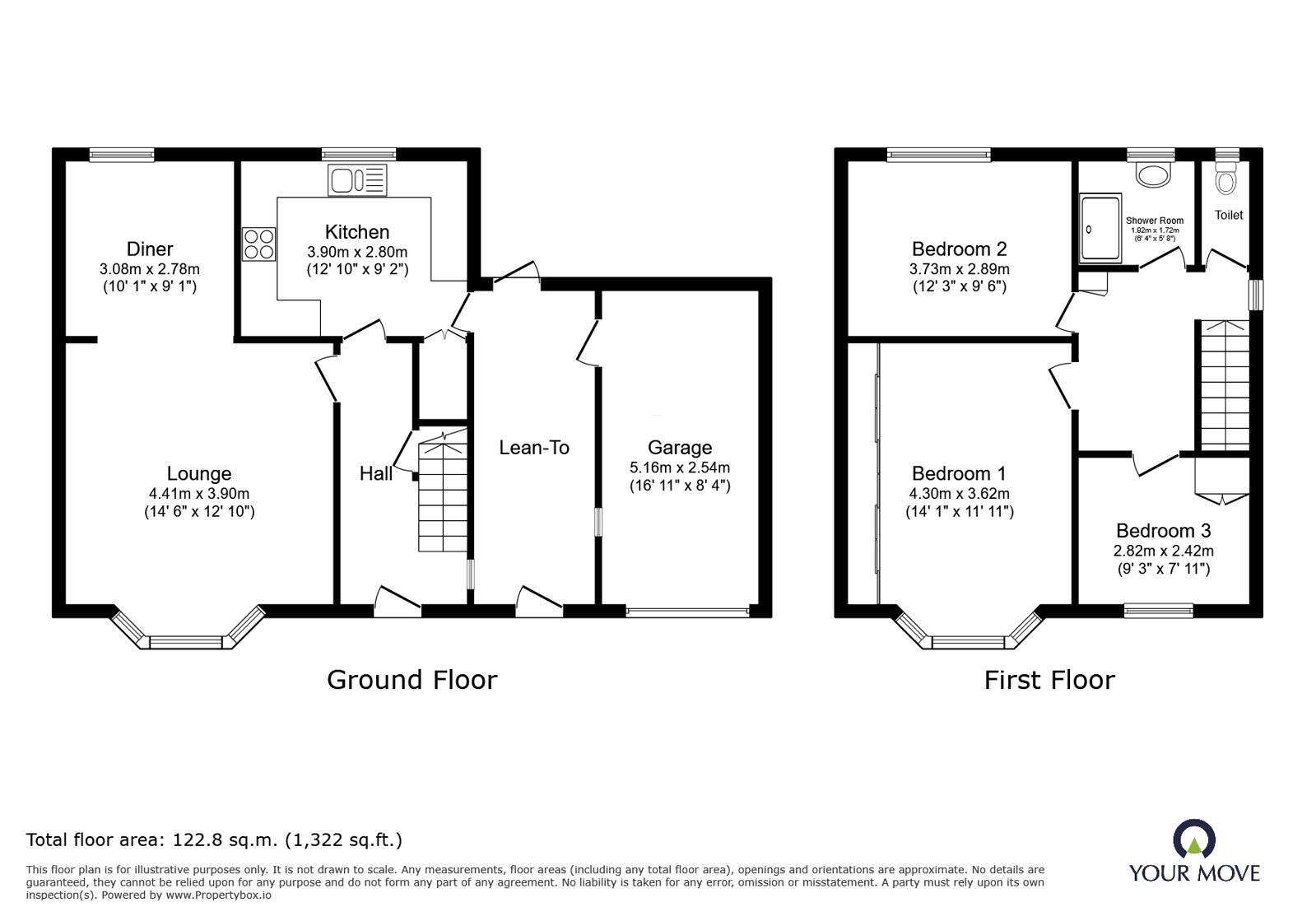 27, Richards Avenue, Lincolnshire floorplan