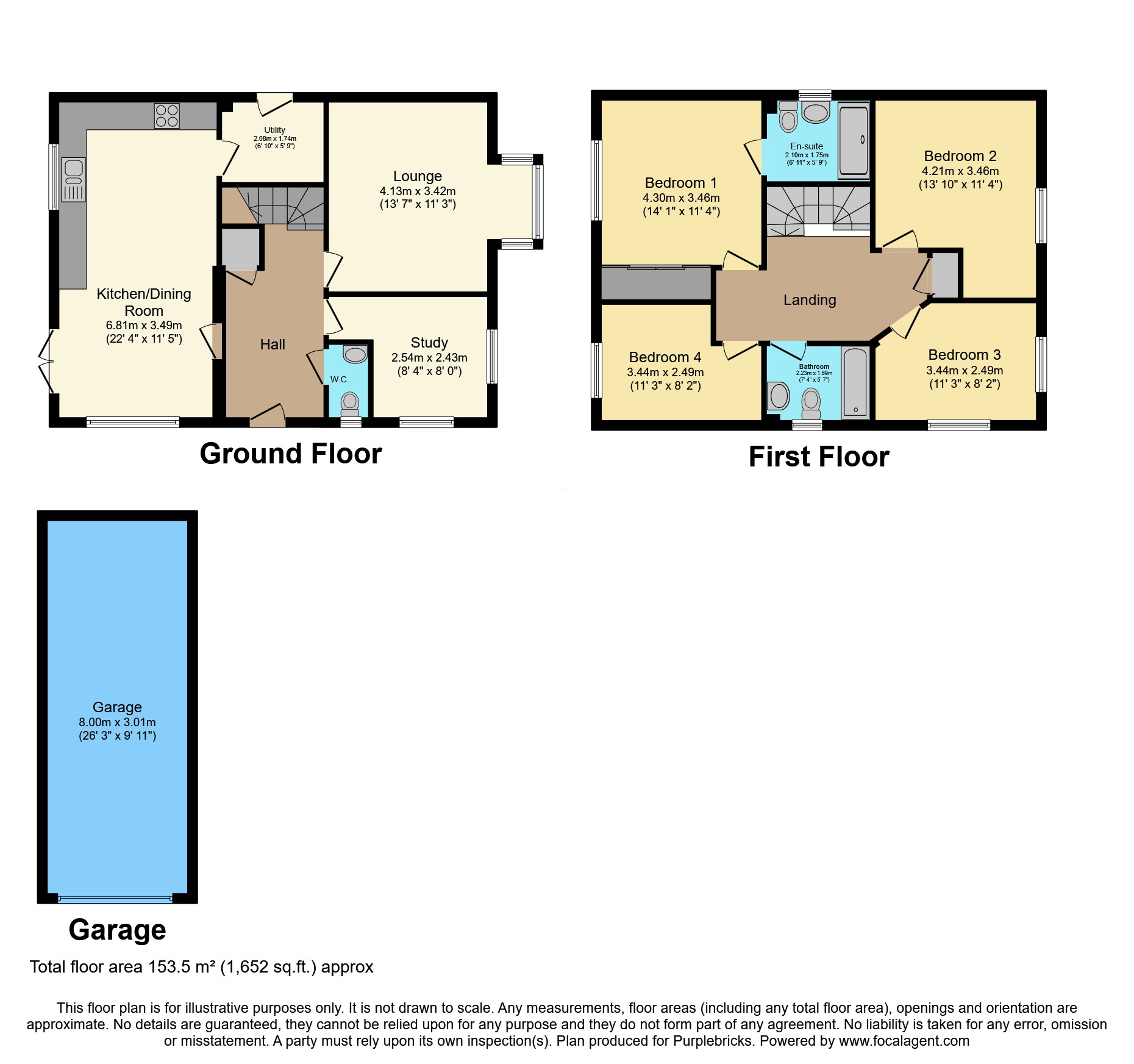 8, Merganser Crescent, Cramlington floorplan