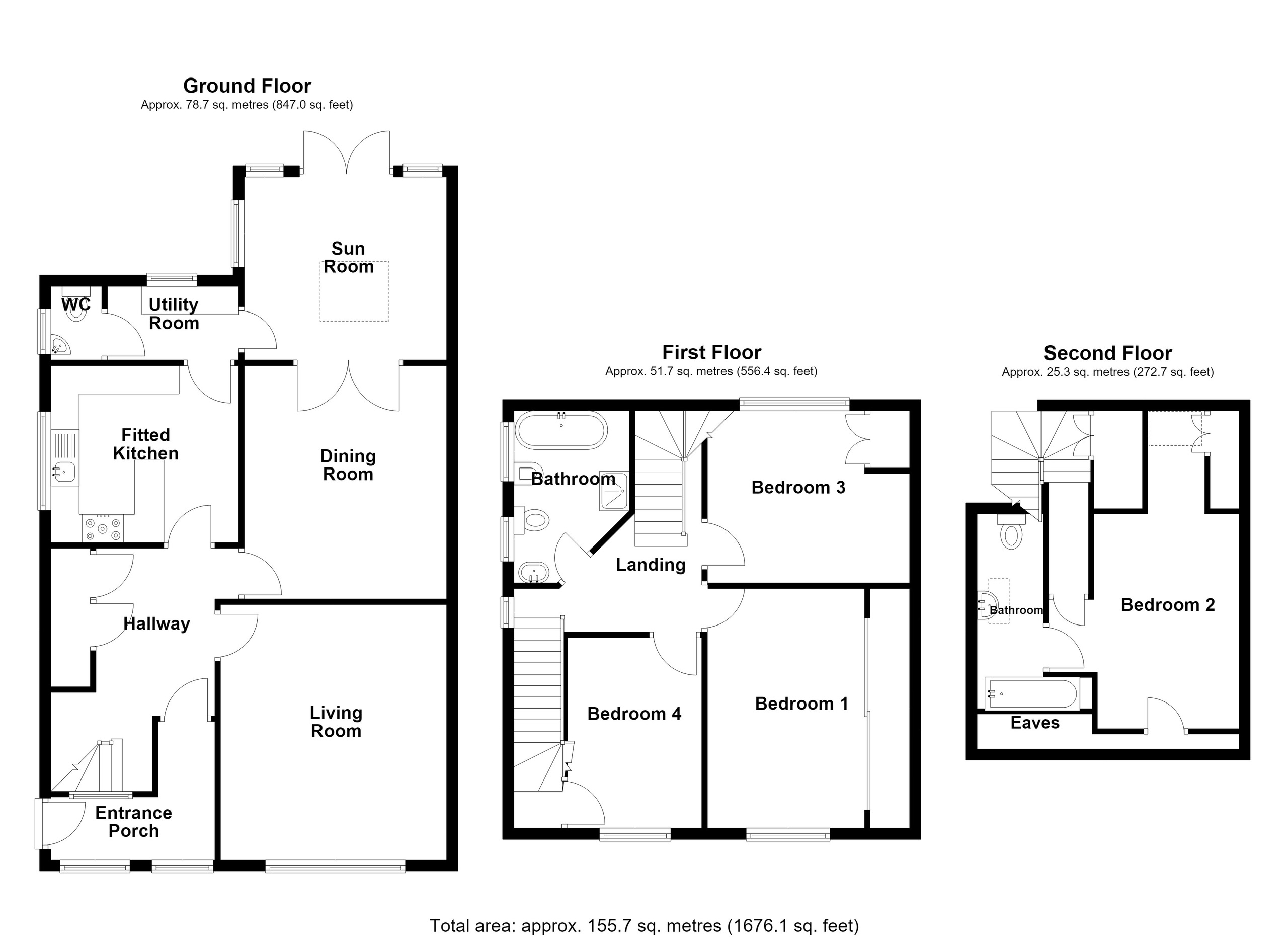 Midhurst, 48 The Walk, Merthyr Tydfil floorplan