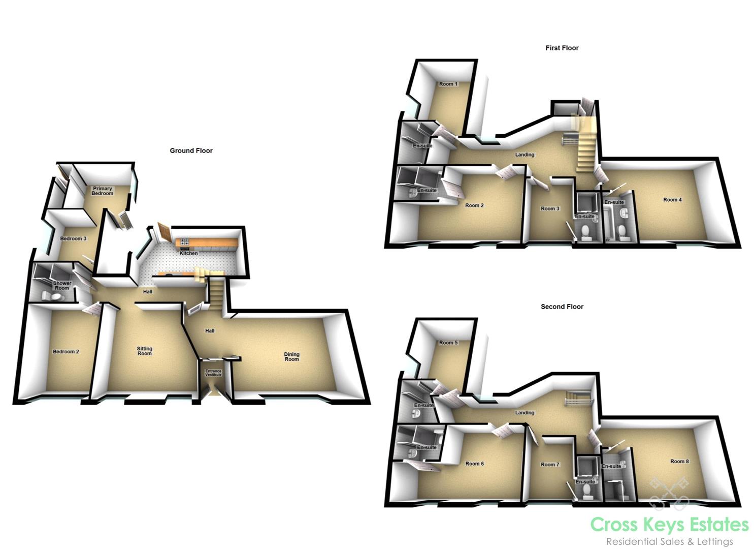 Island Lodge, 1, Castle Street, Plymouth floorplan