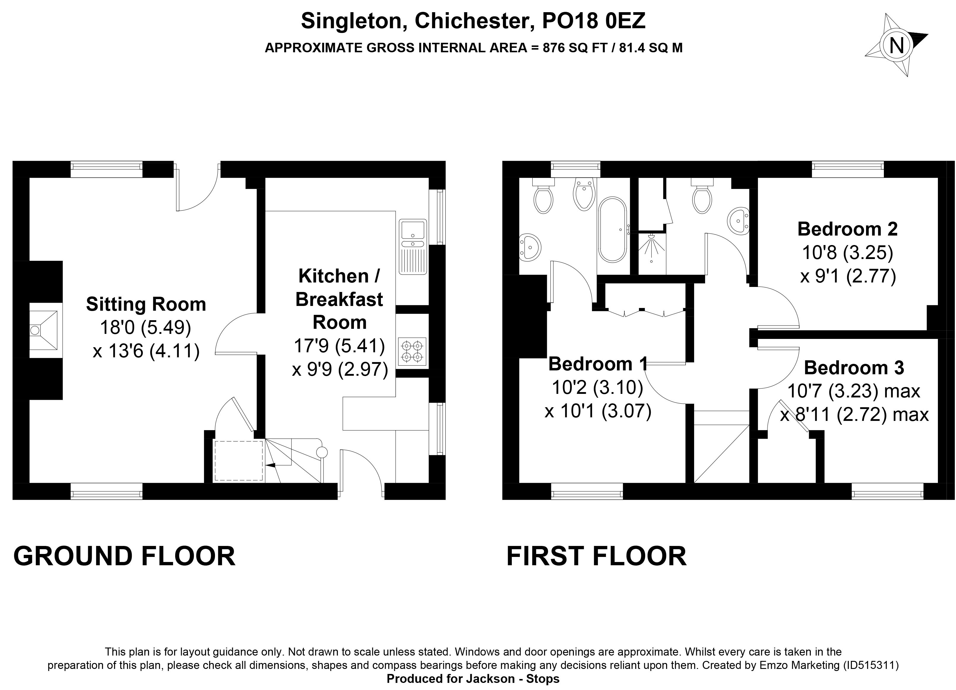 3 Bedrooms Semi-detached house for sale in Singleton, Chichester, West Sussex PO18
