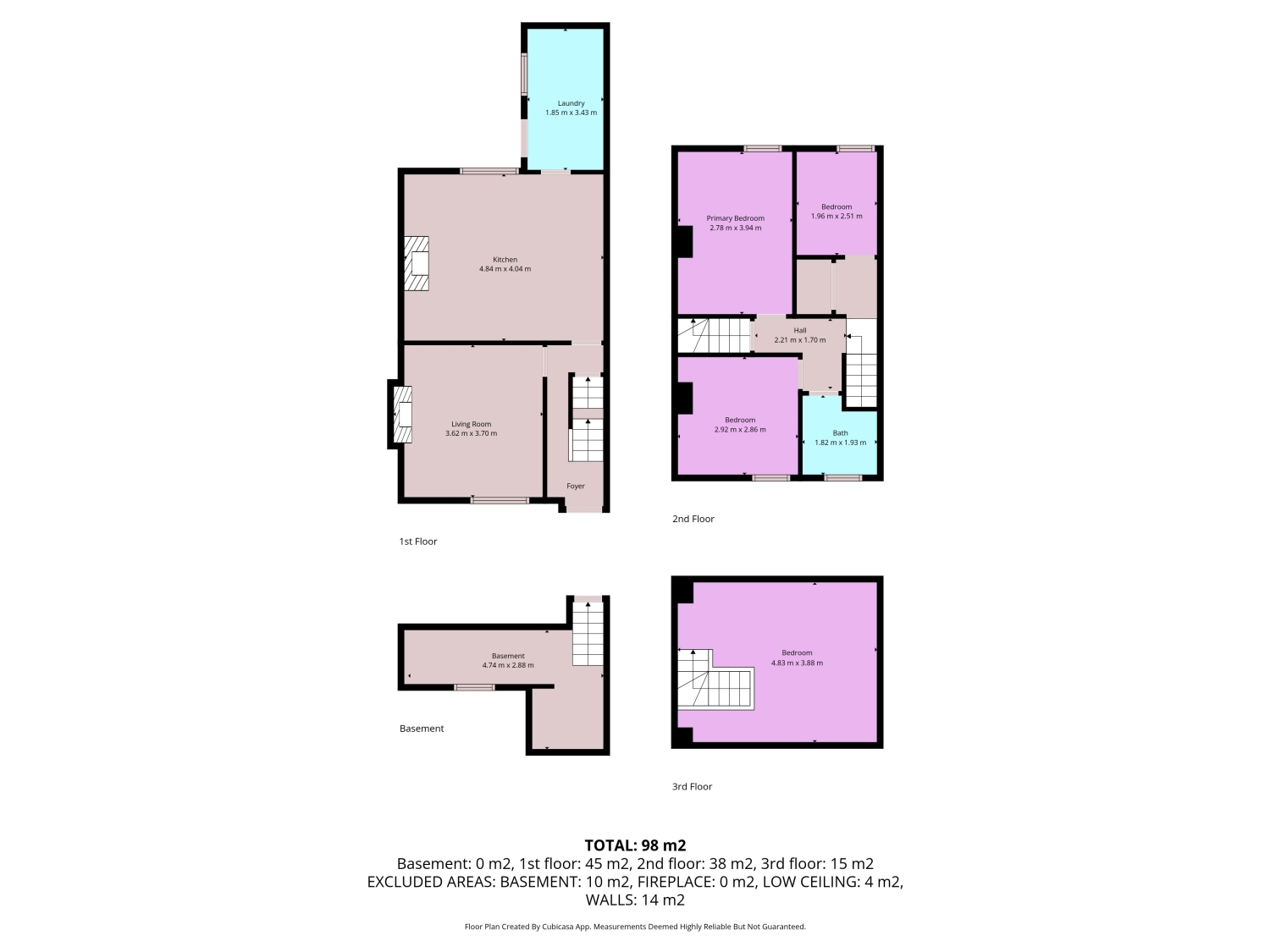 312, Vicarage Road, Huddersfield floorplan
