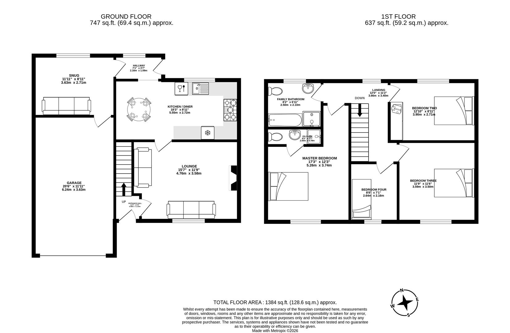 86, Hill Lane, Bolton floorplan