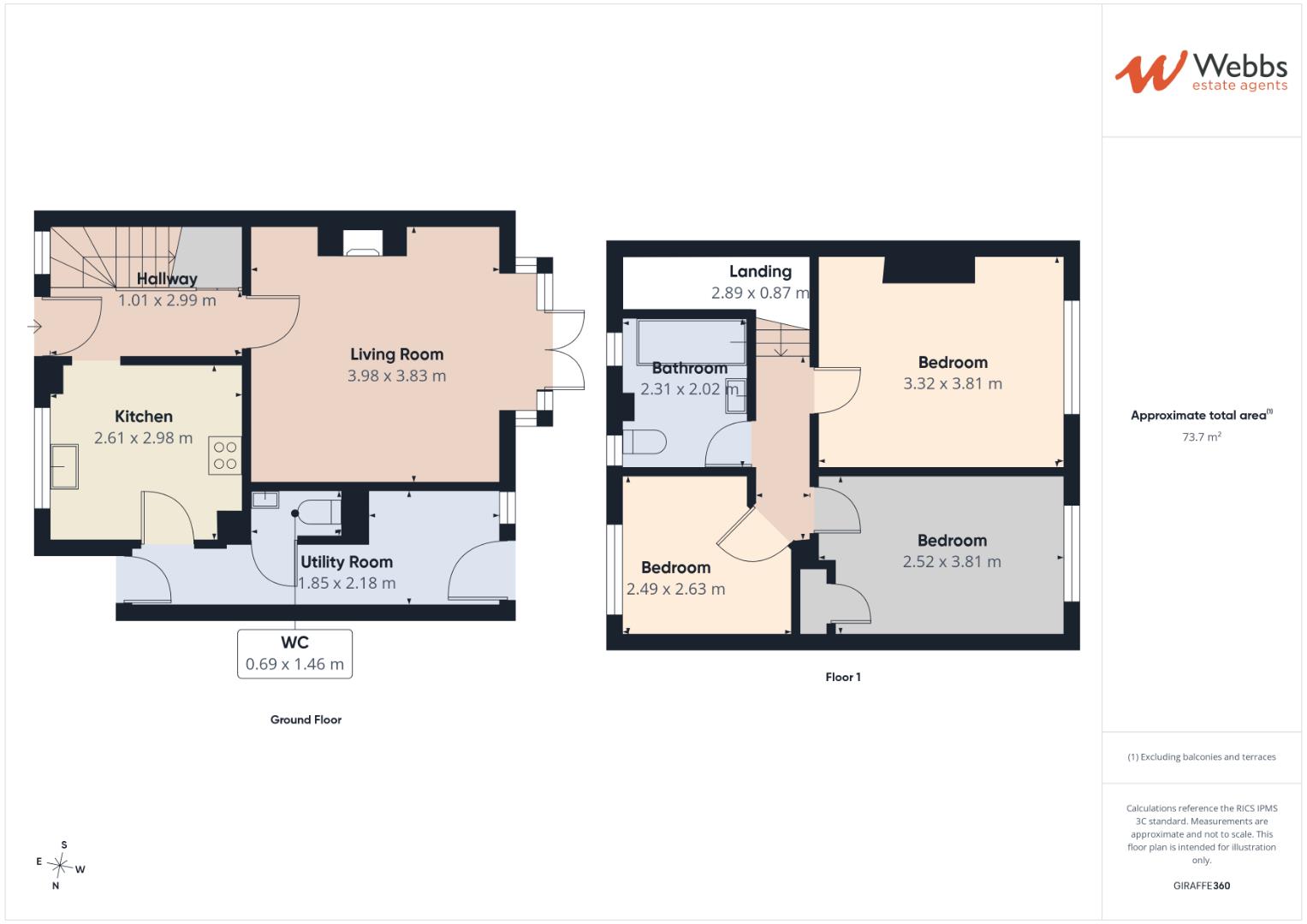 21, Irvine Road, Bloxwich, Walsall floorplan