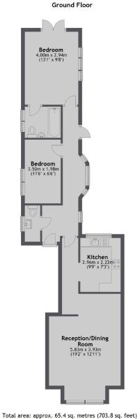 2 Bedrooms Flat to rent in Goldhurst Terrace, West Hampstead, London NW6