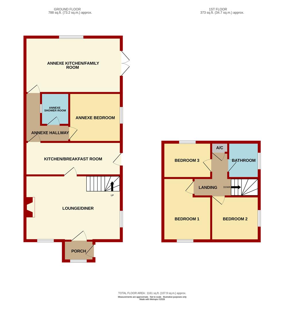1, The Downs Cottages, Ross-On-Wye floorplan