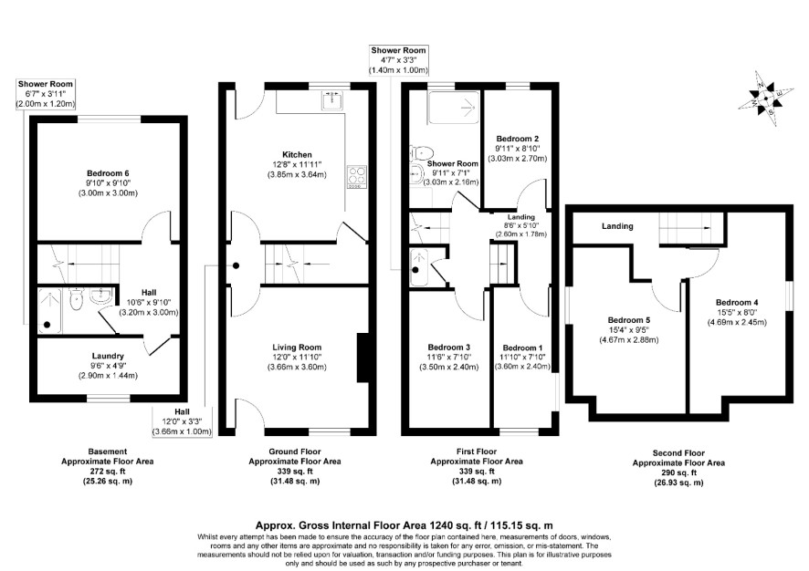 72 Pickmere Road, Sheffield S10 1GZ floorplan