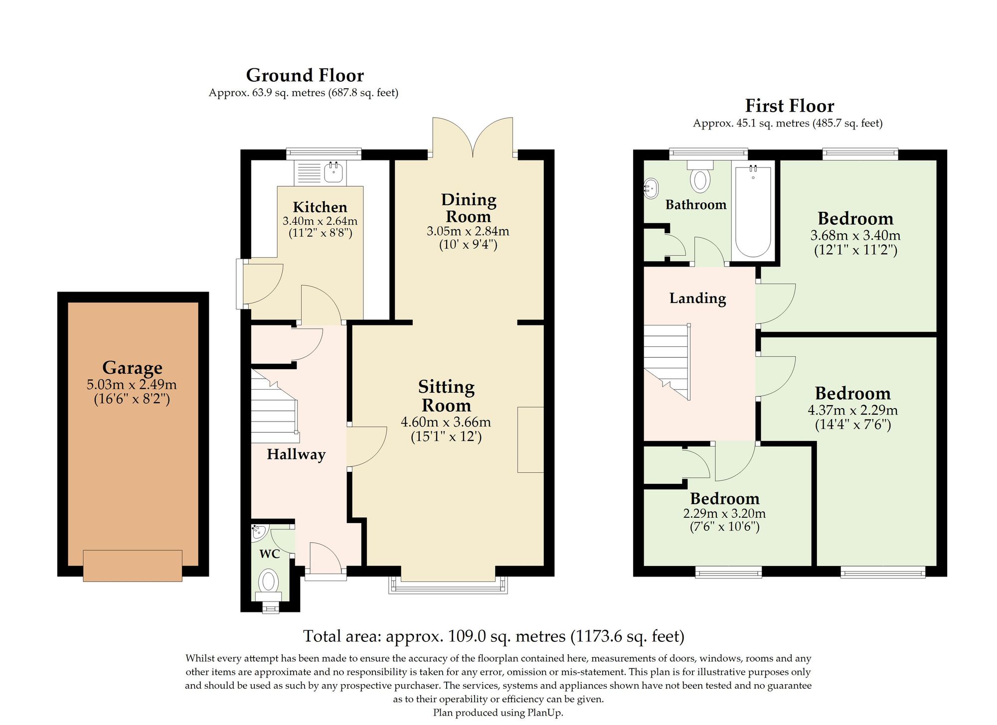 11 Chestnut Avenue, North Walsham floorplan