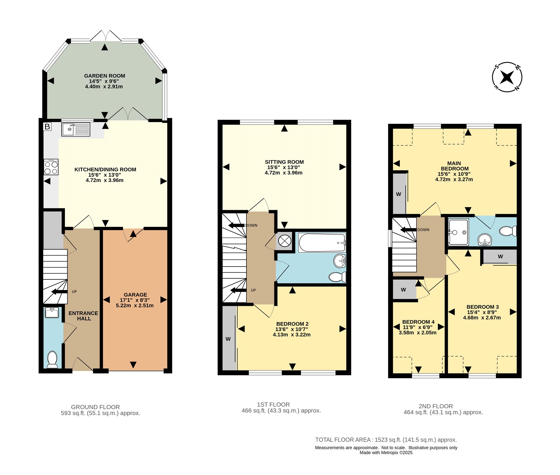 7, Greenacres, Tadworth floorplan