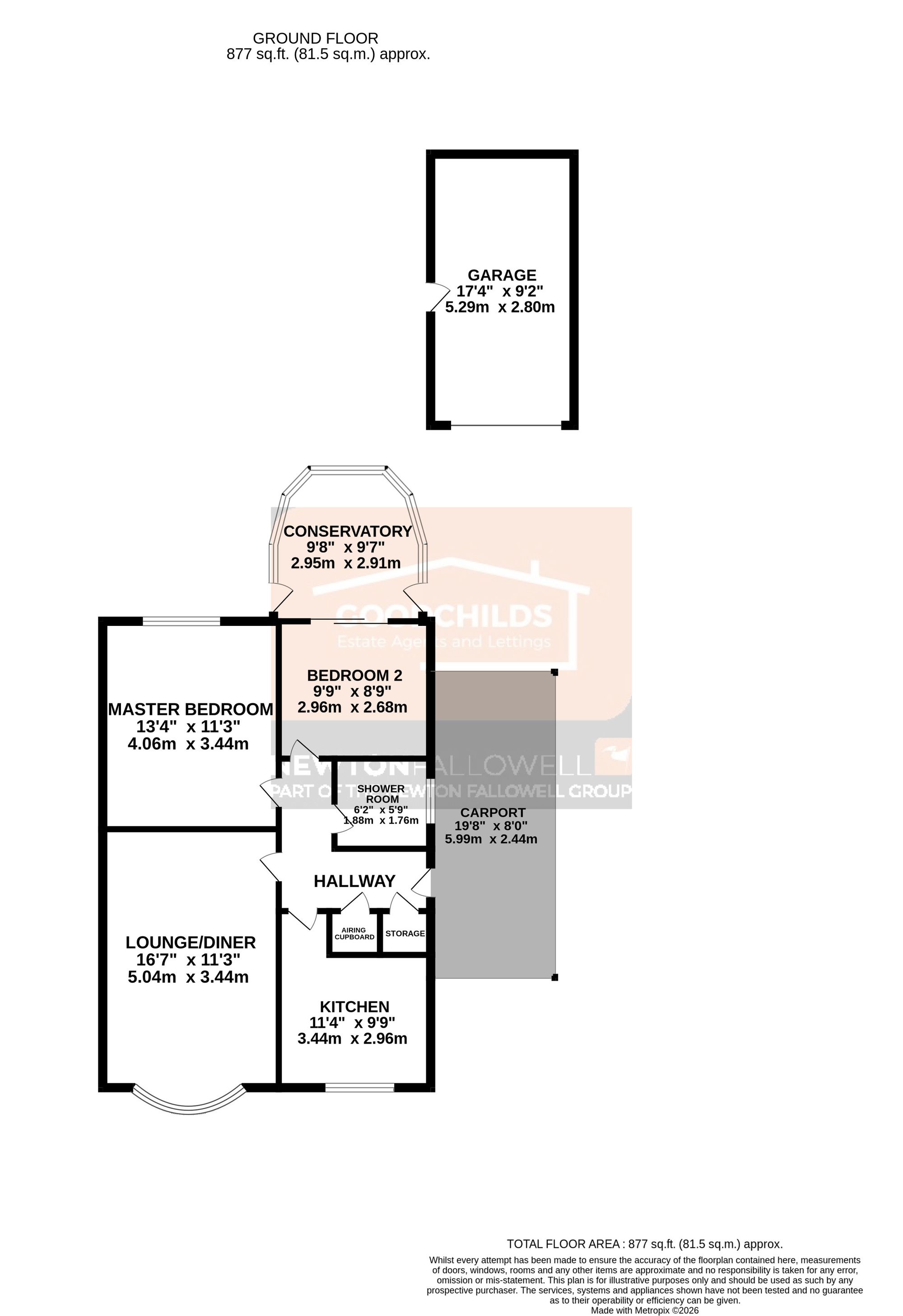 1 Blencarn Grove, Stoke-On-Trent floorplan