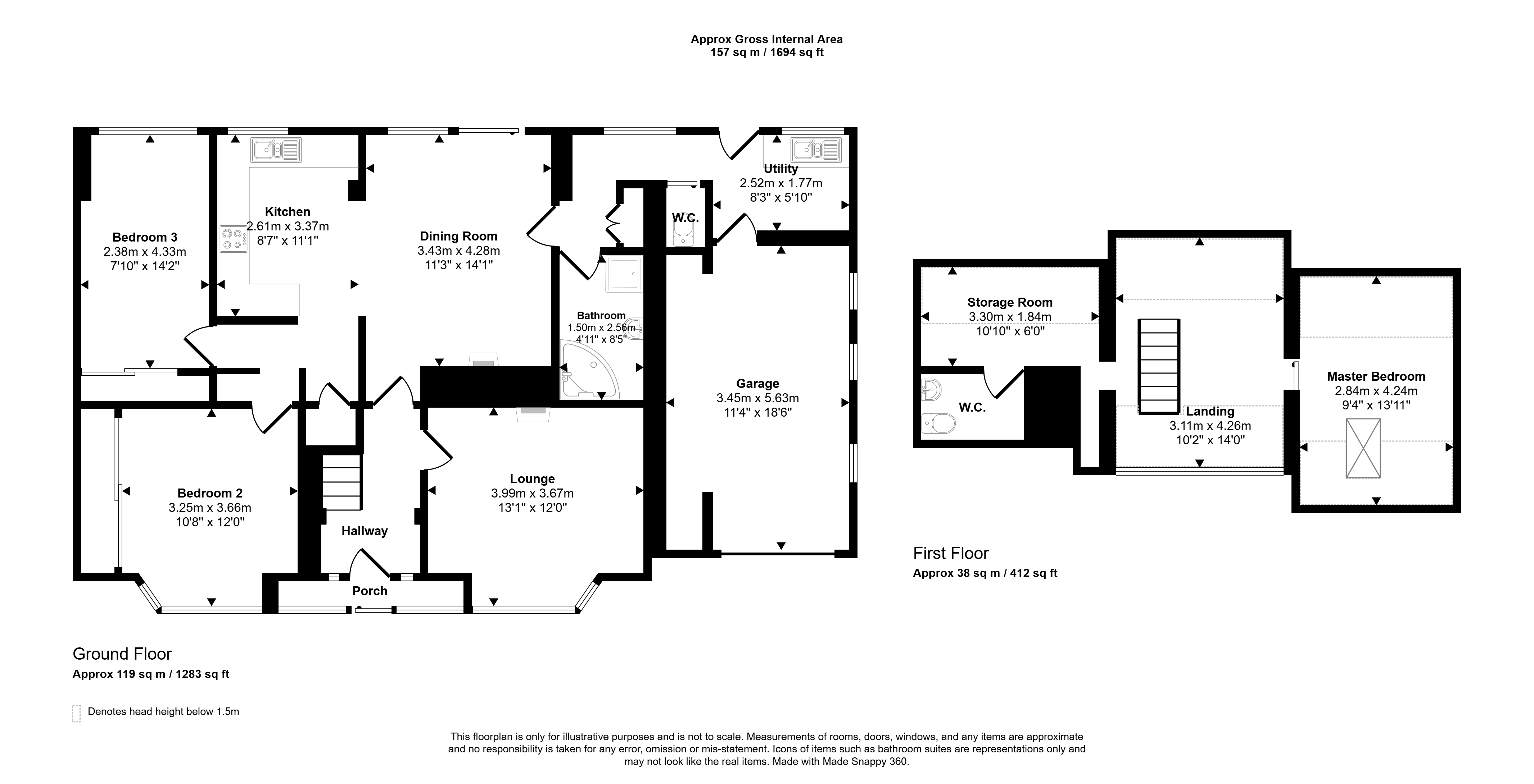 37, Bruce Gardens, Newcastle upon Tyne floorplan