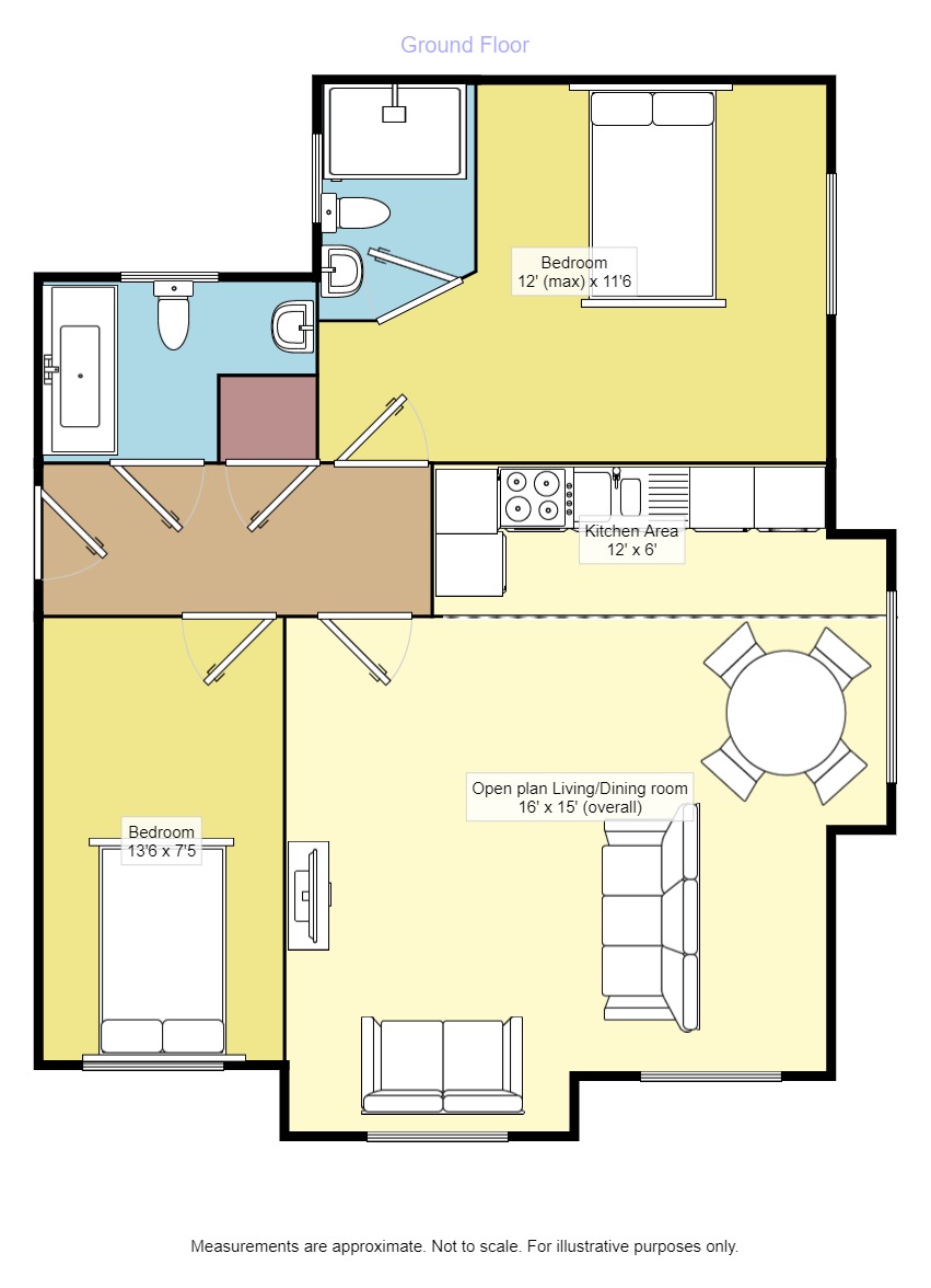 70, Kensington Way, East Sussex floorplan