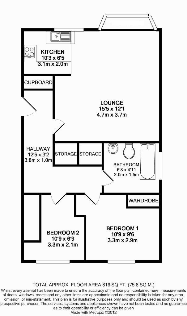2 Bedrooms Flat to rent in St. Aubyns Road, London SE19