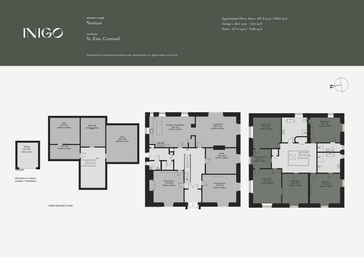Nantuat, St. Ewe, St. Austell floorplan