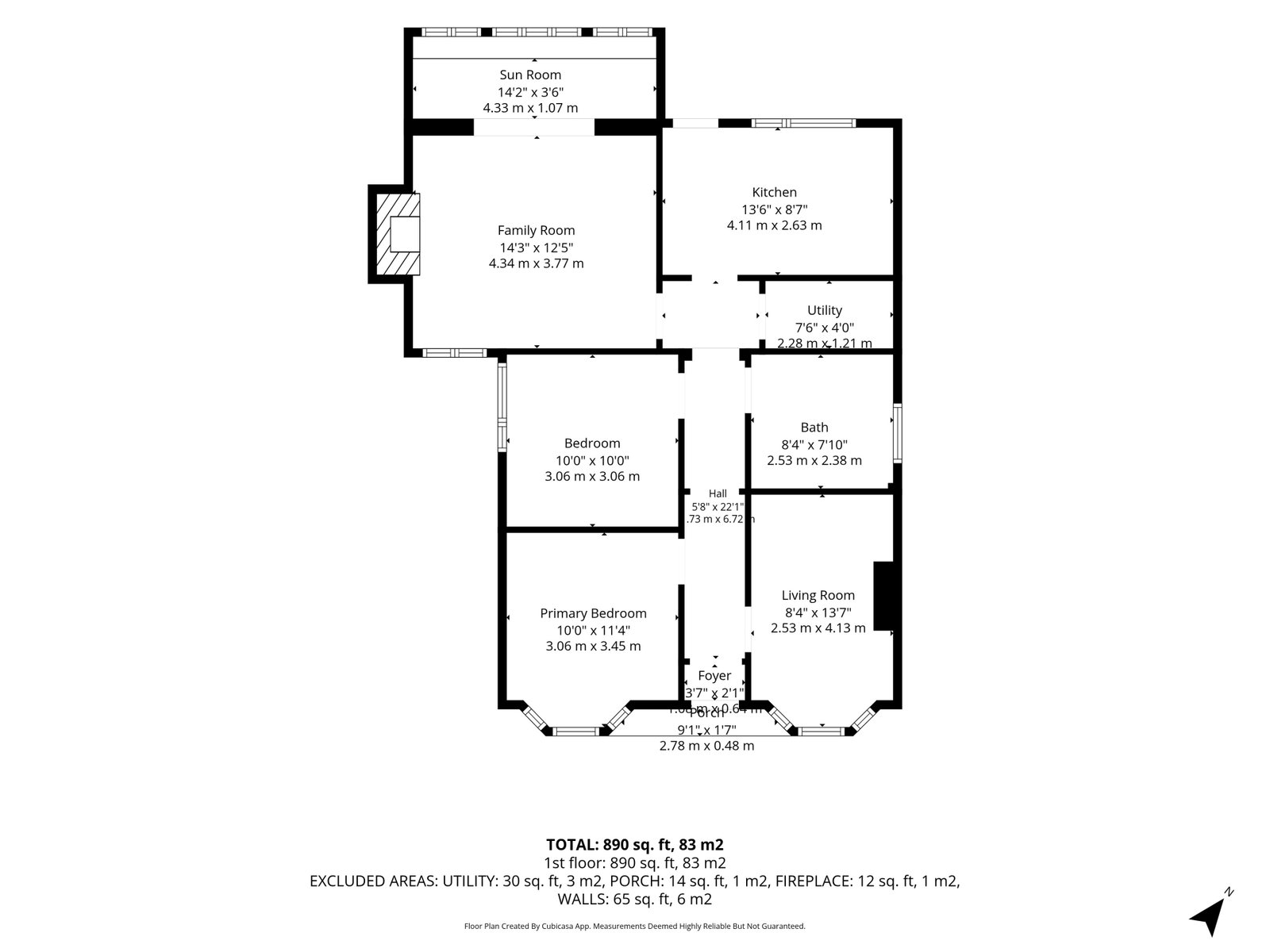 28, Oakfield Road, Chester floorplan