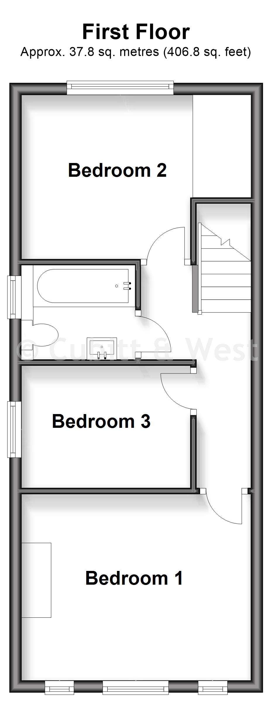 123, Osborne Road, Brighton floorplan