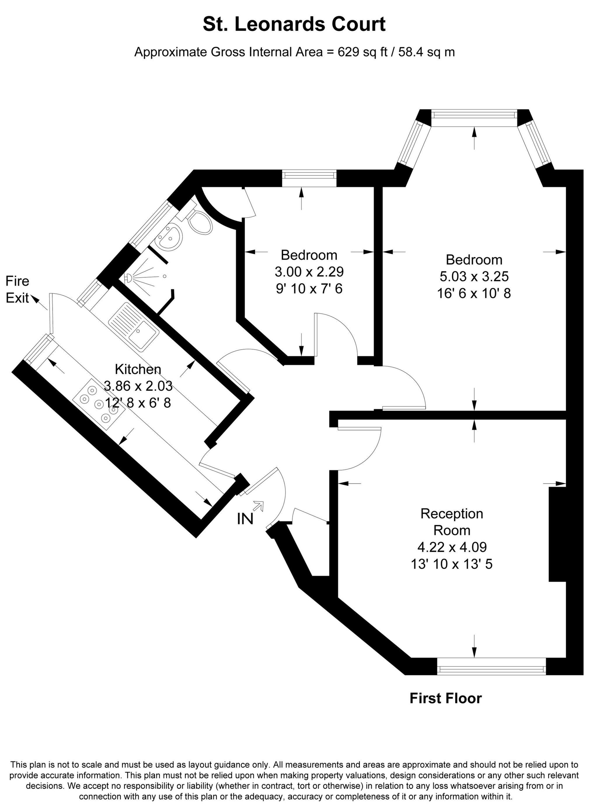 17 St Leonards Court, St Leonards Road, London floorplan