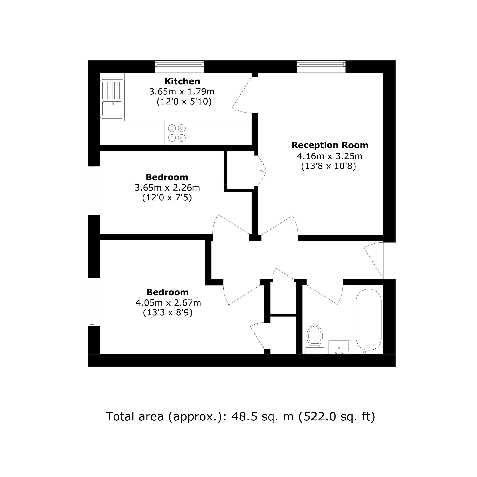 Waterman Way, London floorplan