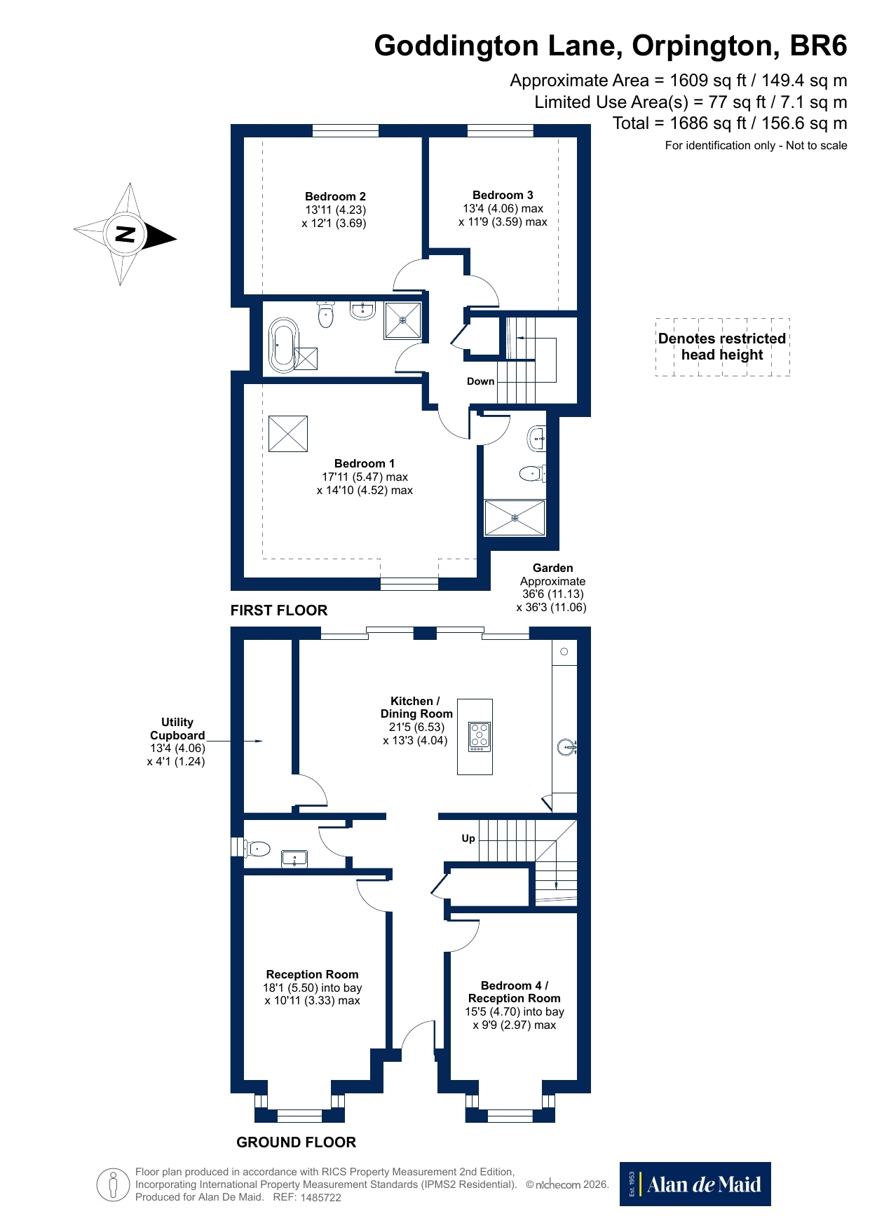 184, Goddington Lane, Orpington floorplan