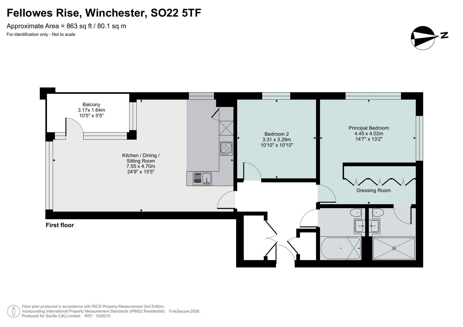 10 Galahad House,, Fellowes Rise, Hampshire floorplan