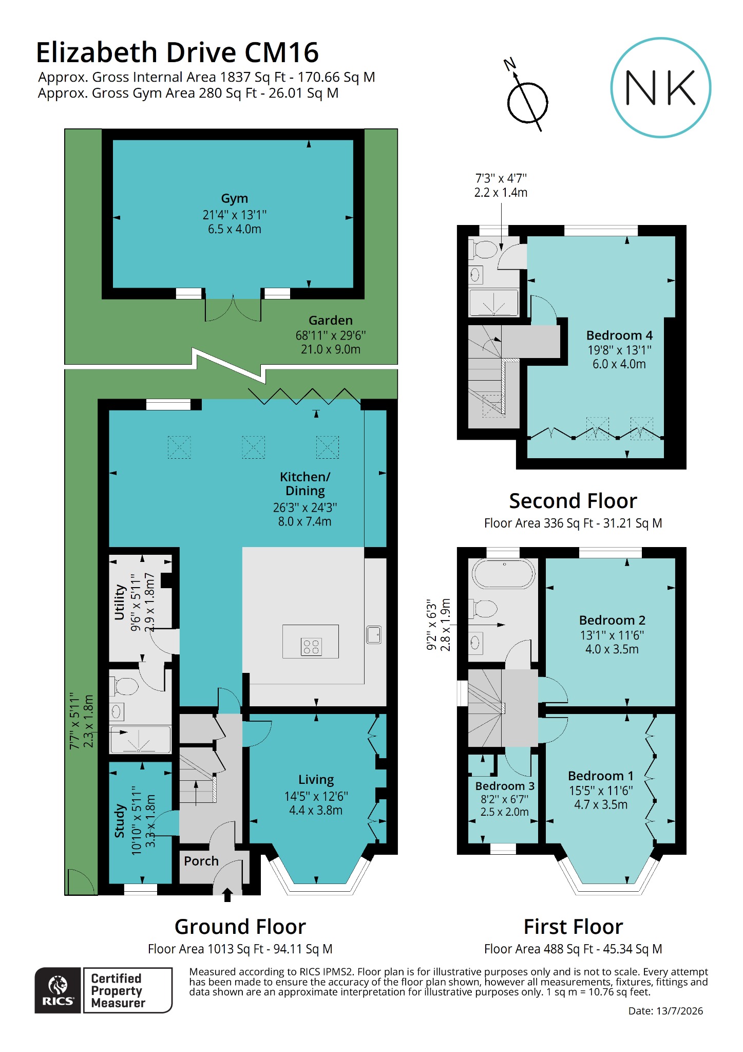 16, Elizabeth Drive, Epping floorplan