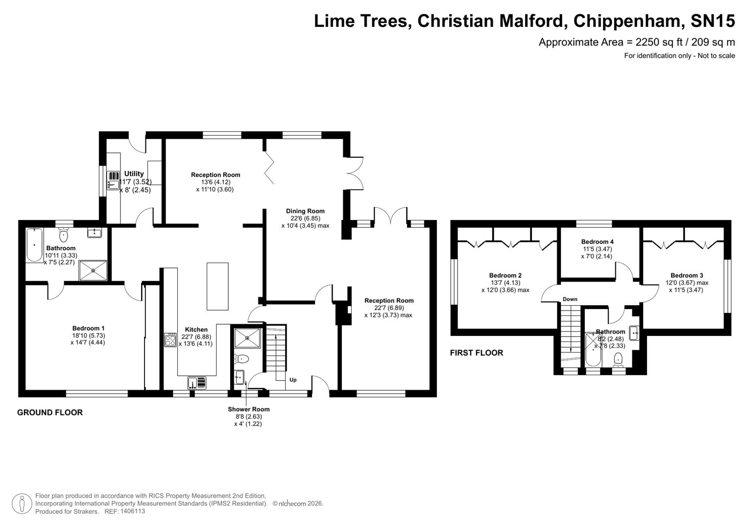 12, Lime Trees, Chippenham floorplan