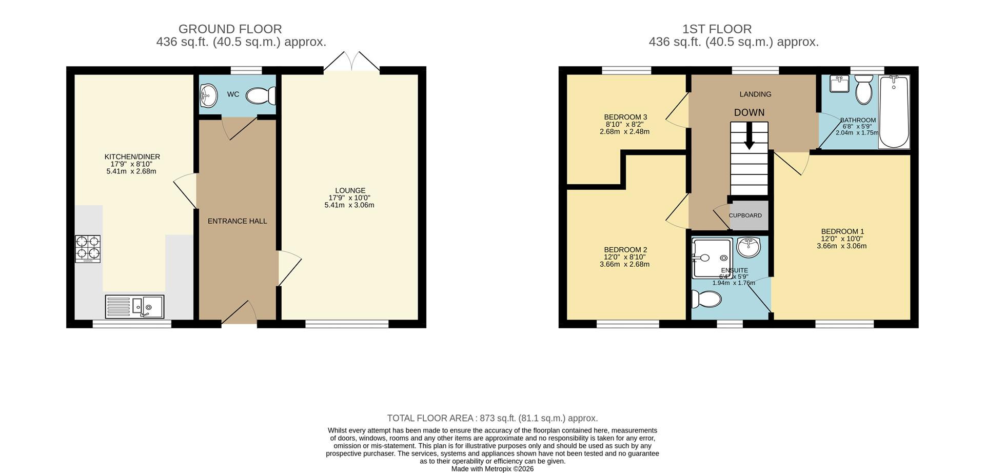 6, Sunflower Gardens, Doncaster floorplan