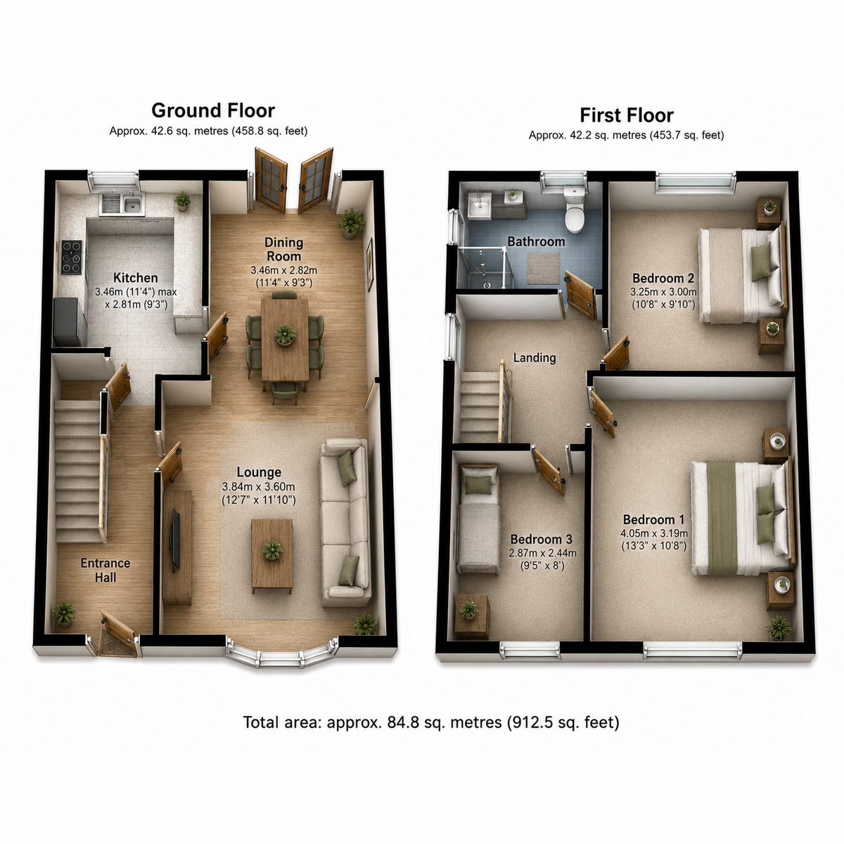 118, Bryncyn, Cardiff floorplan