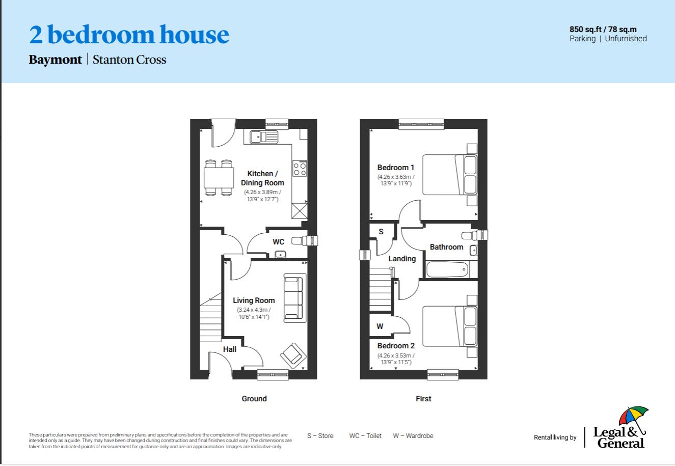 46, Tillage Road, Wellingborough floorplan