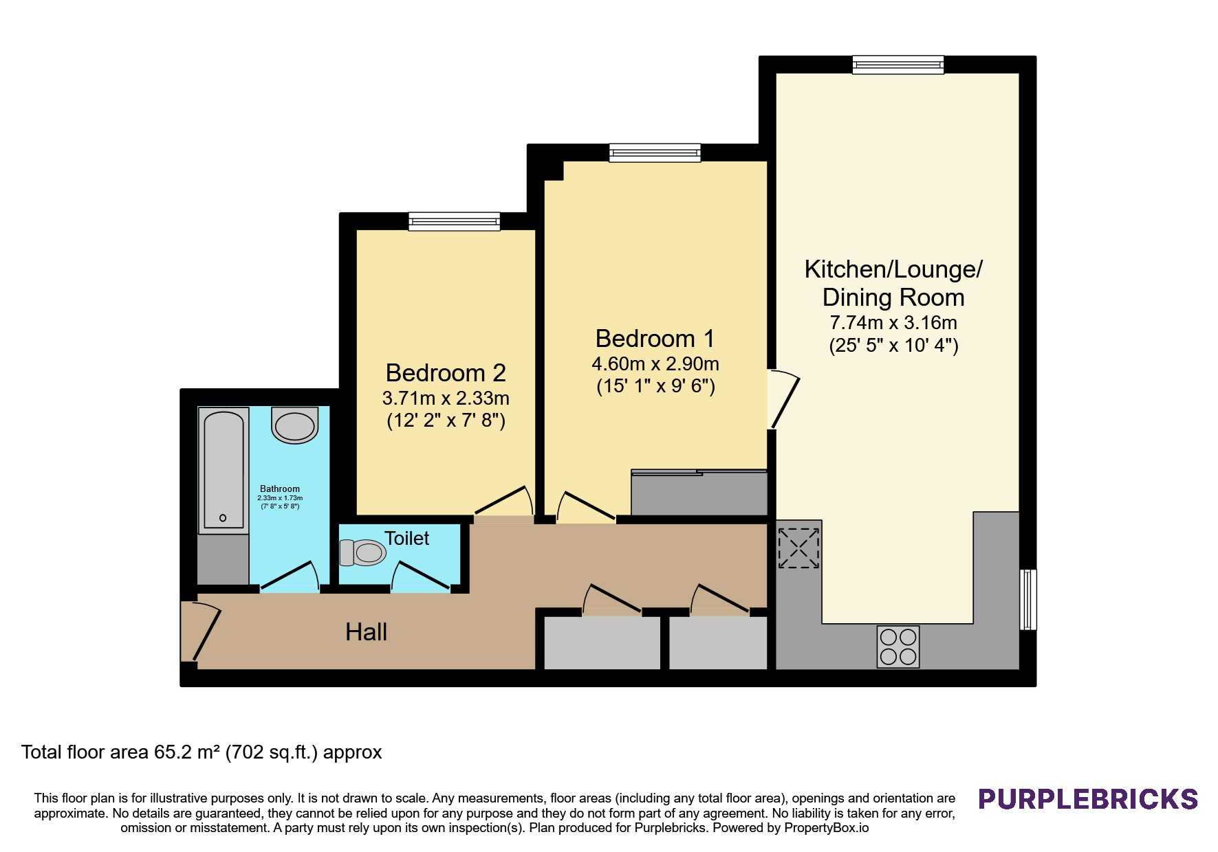 Clarendon Road, Southsea floorplan