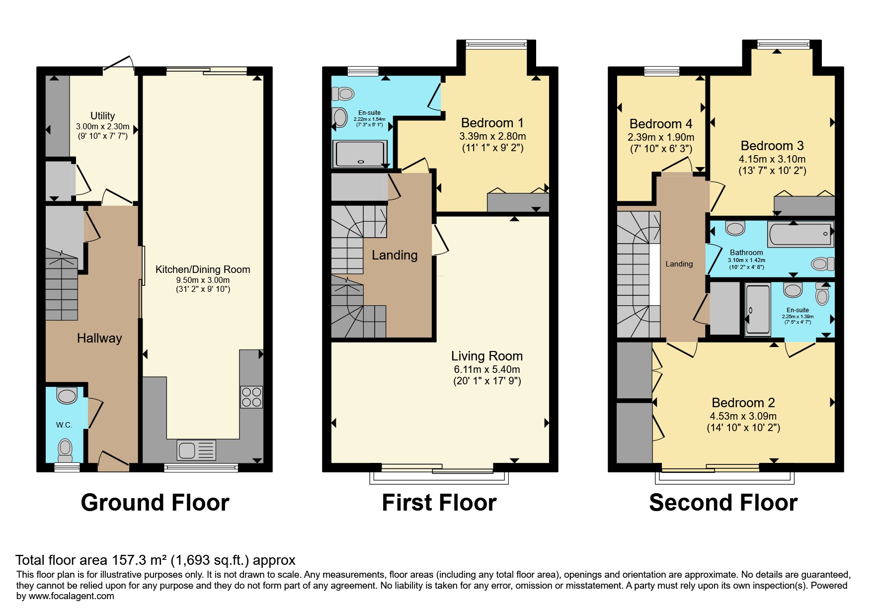 15, Rustat Avenue, Cambridge floorplan