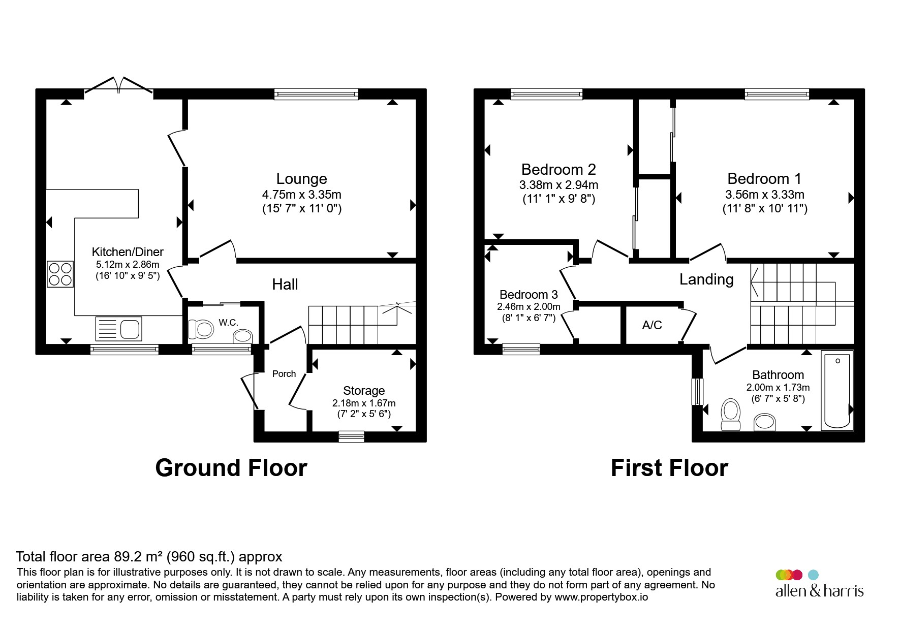 41, Livingstone Way, Barry floorplan