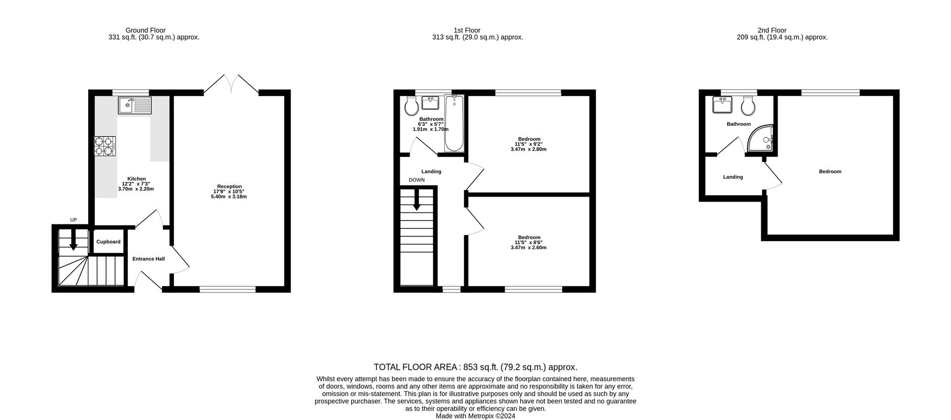 13, Don Avenue, York floorplan