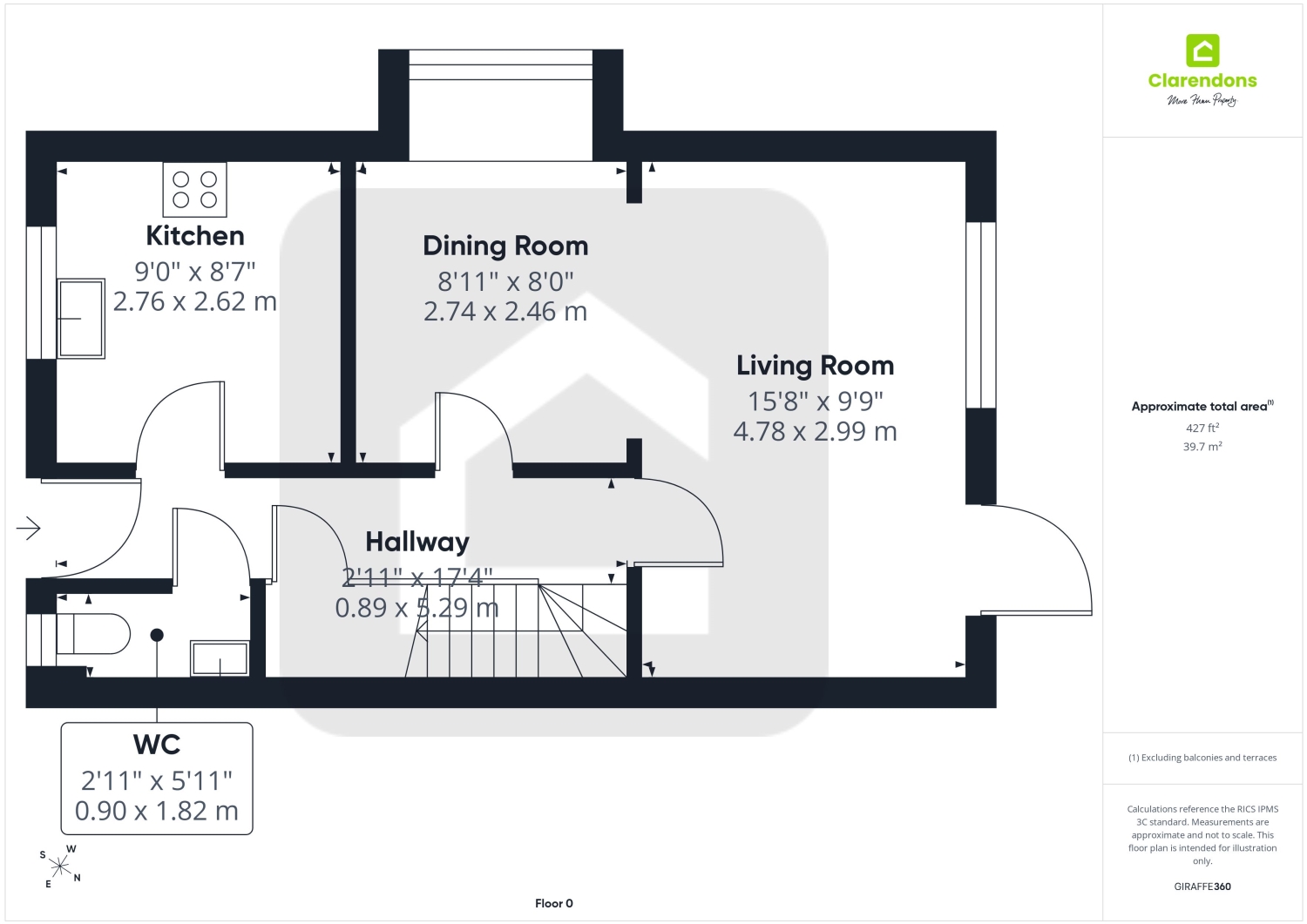34, Rogersmead, Tenterden floorplan