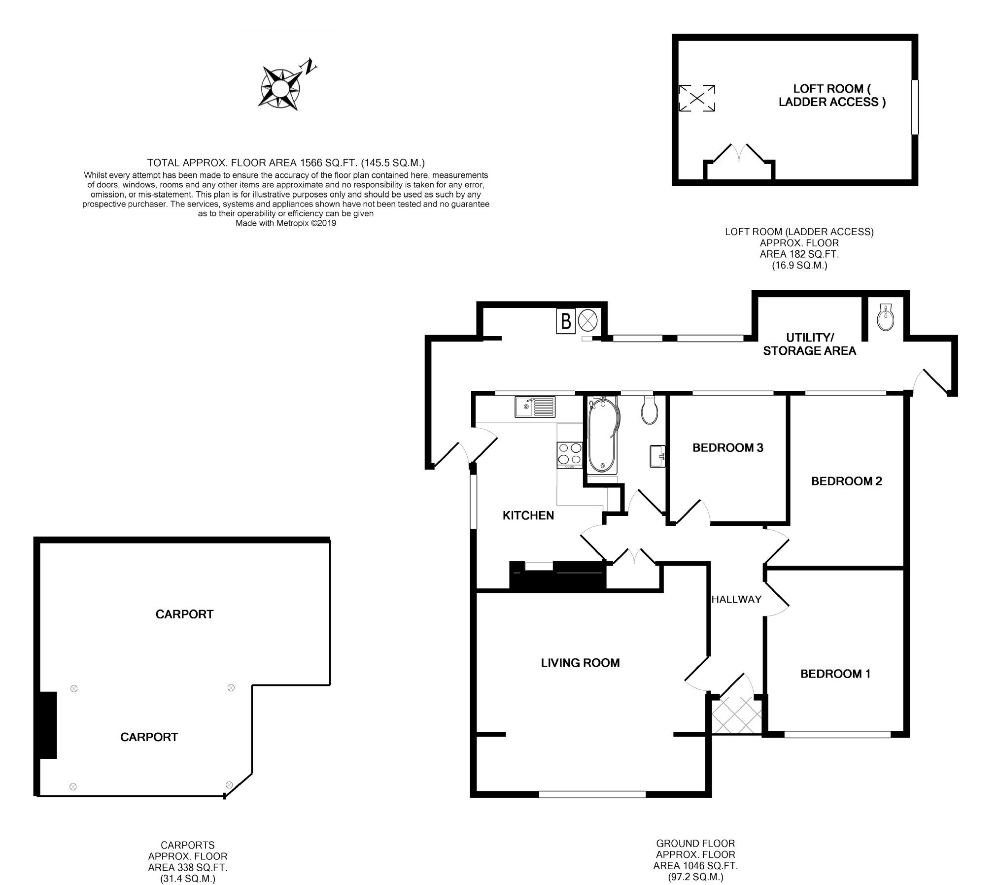 Watergate Street, Llanfair Caereinion, Powys SY21, 3 bedroom bungalow