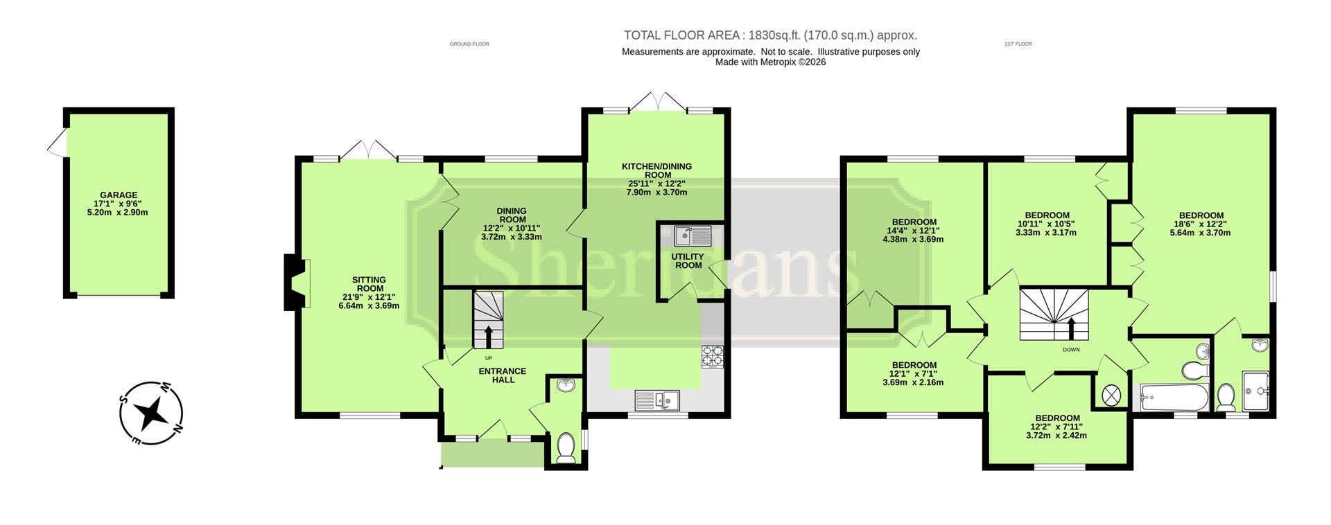 Brandon House, 3 Tudor Court, Westhorpe floorplan