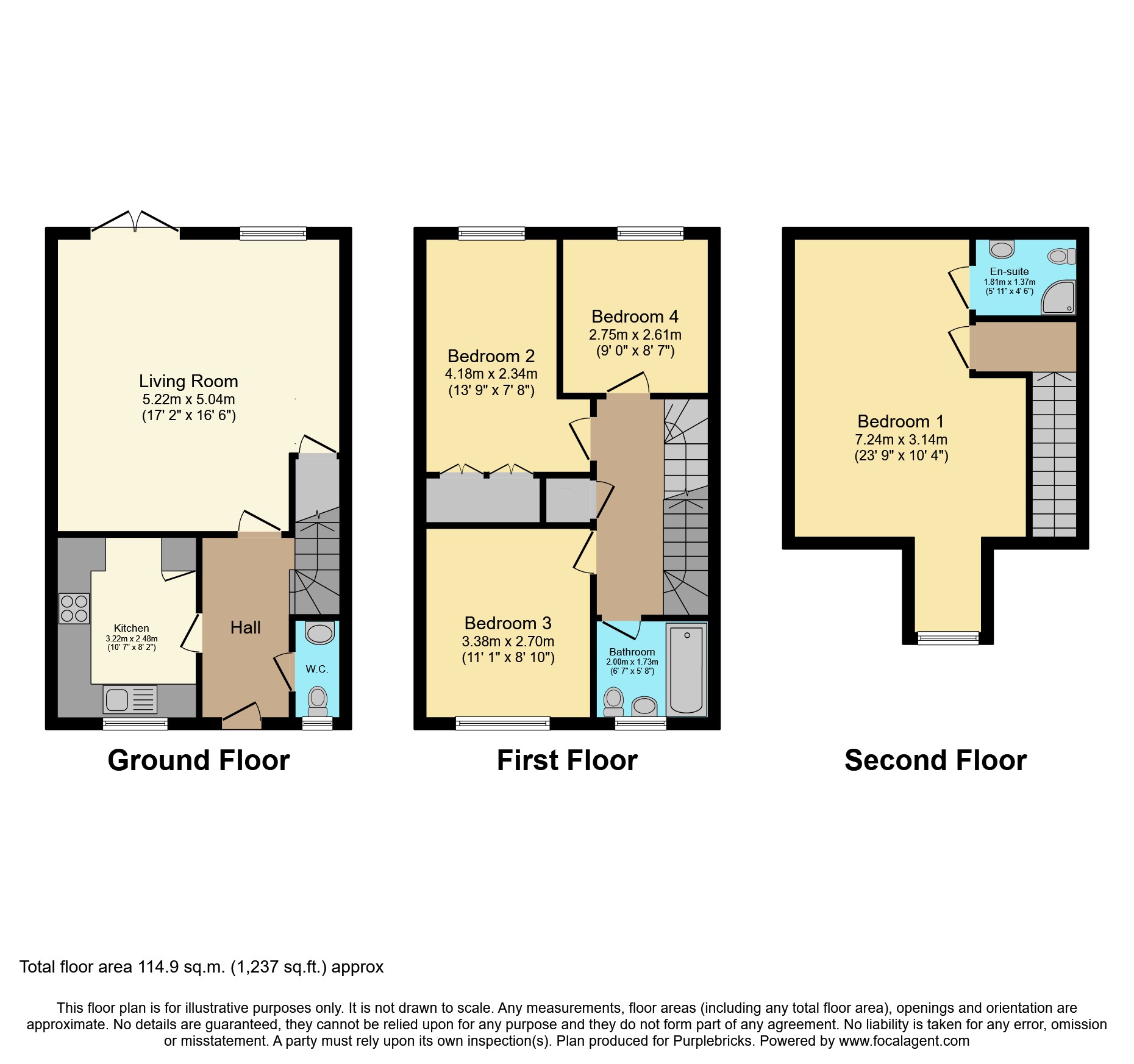 26,, Goodwin Avenue,, Rotherham, floorplan