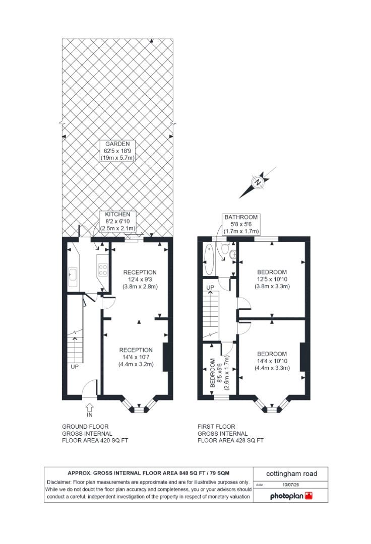 16, Cottingham Road, Penge floorplan