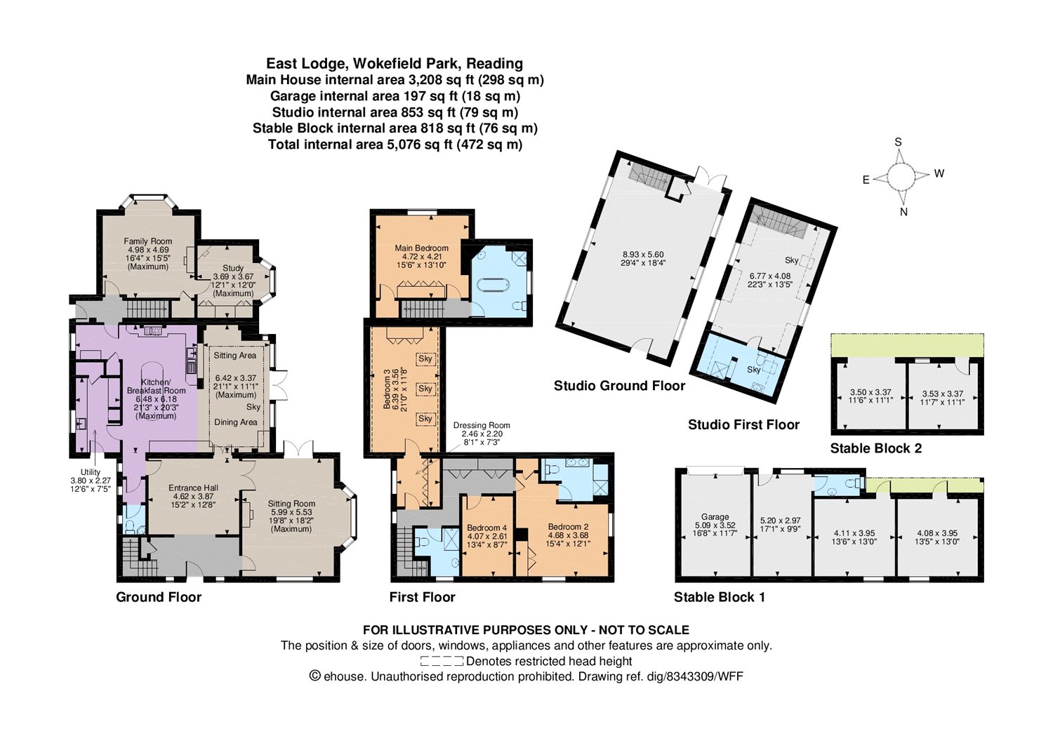 4 Bedrooms Detached house for sale in Wokefield Park, Mortimer, Reading, Berkshire RG7