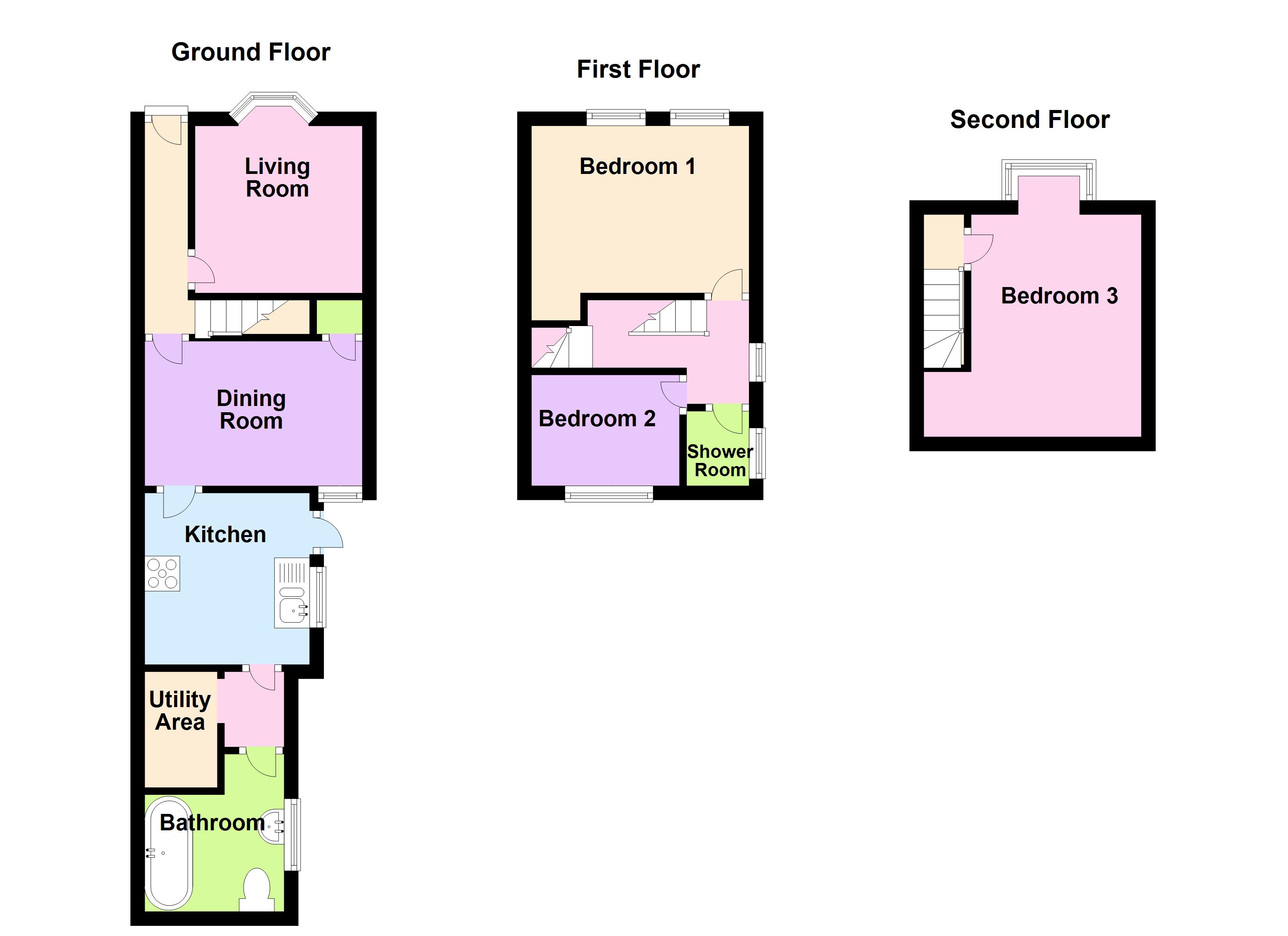 King Edward Road, Thorne, Doncaster DN8, 3 bedroom end terrace house