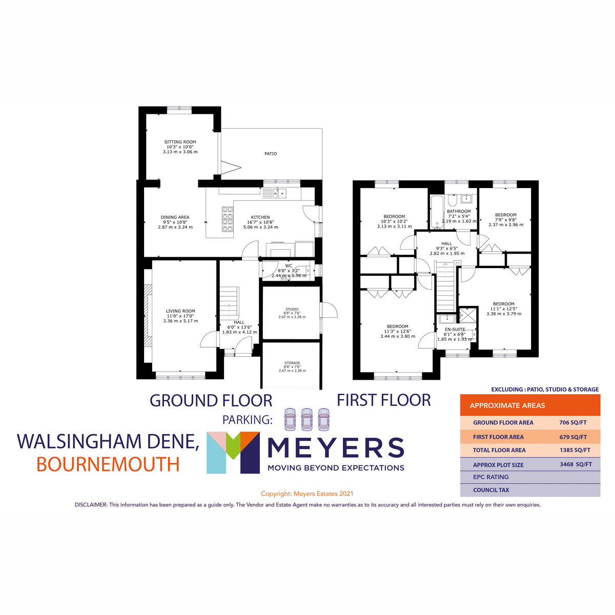 13, Walsingham Dene, Bournemouth floorplan
