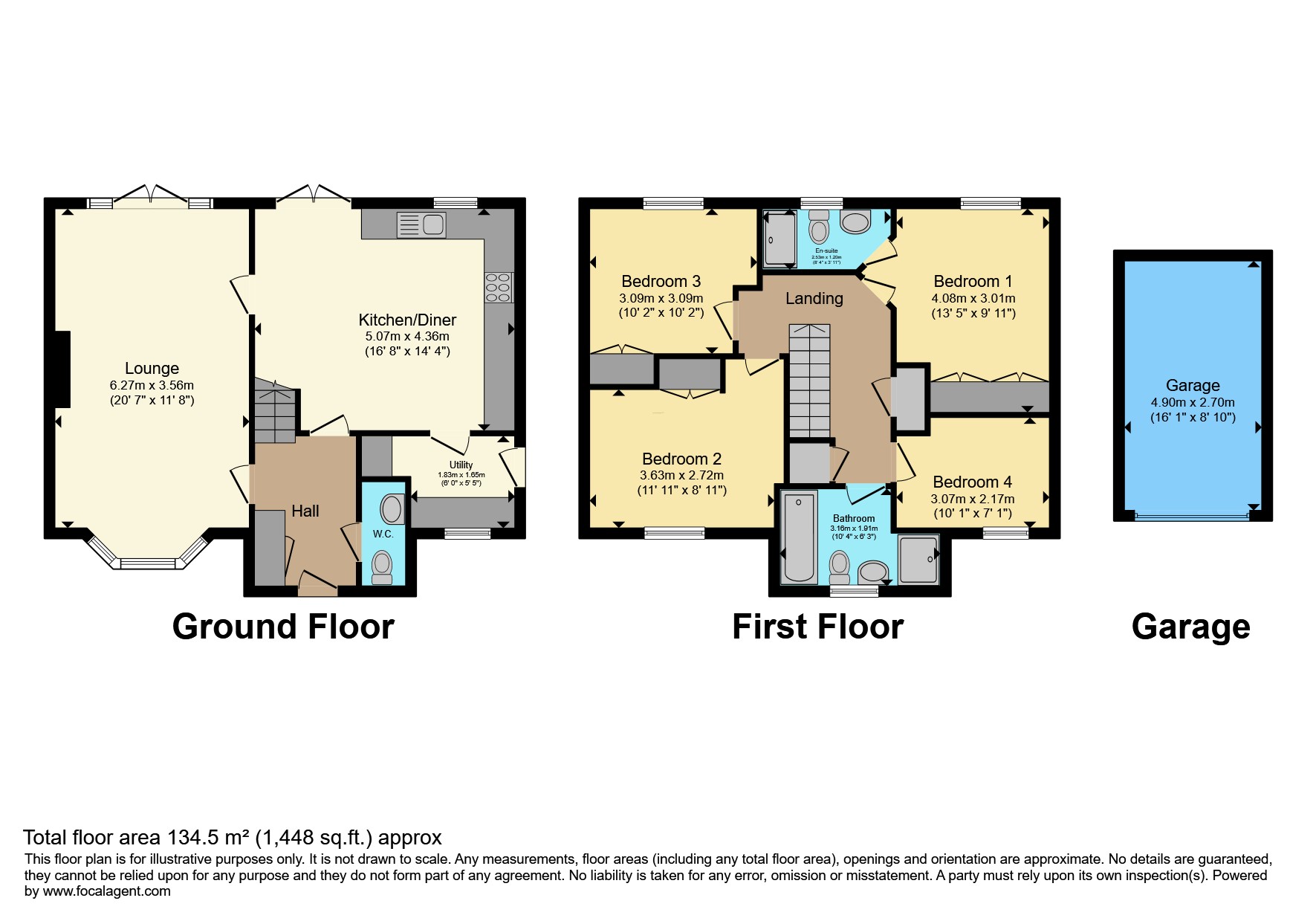 4, Hanslope Close, Papworth Everard floorplan