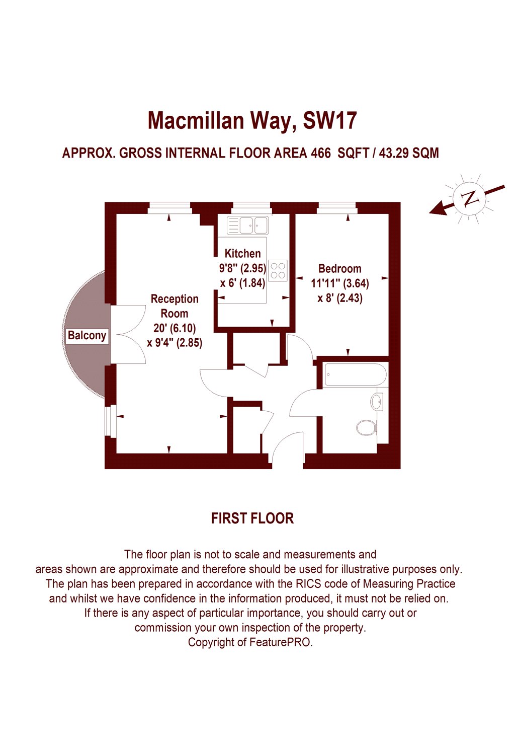 1 Bedrooms  for sale in Macmillan Way, London SW17