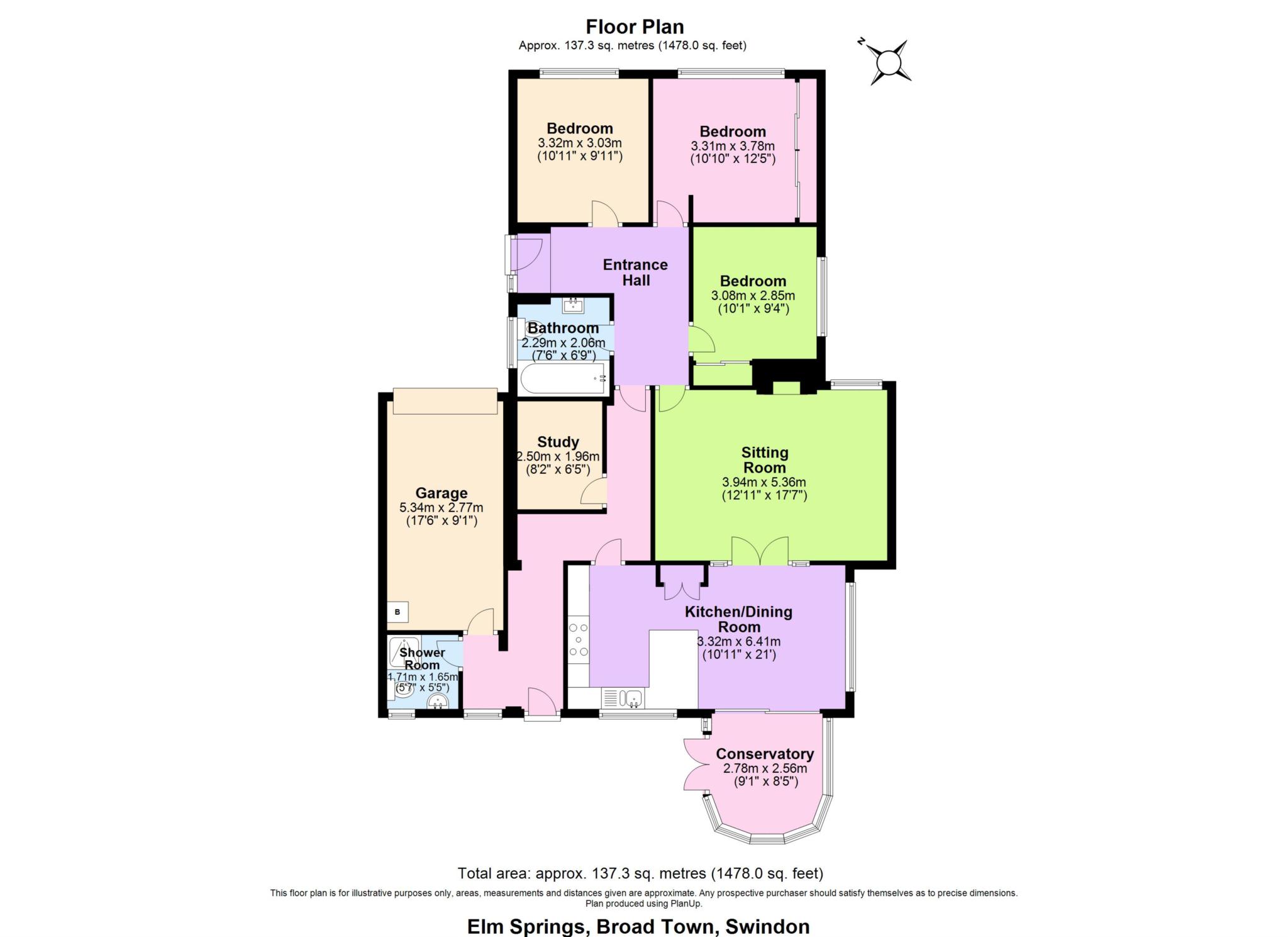 3 Bedrooms Detached bungalow for sale in Broad Town, Swindon SN4