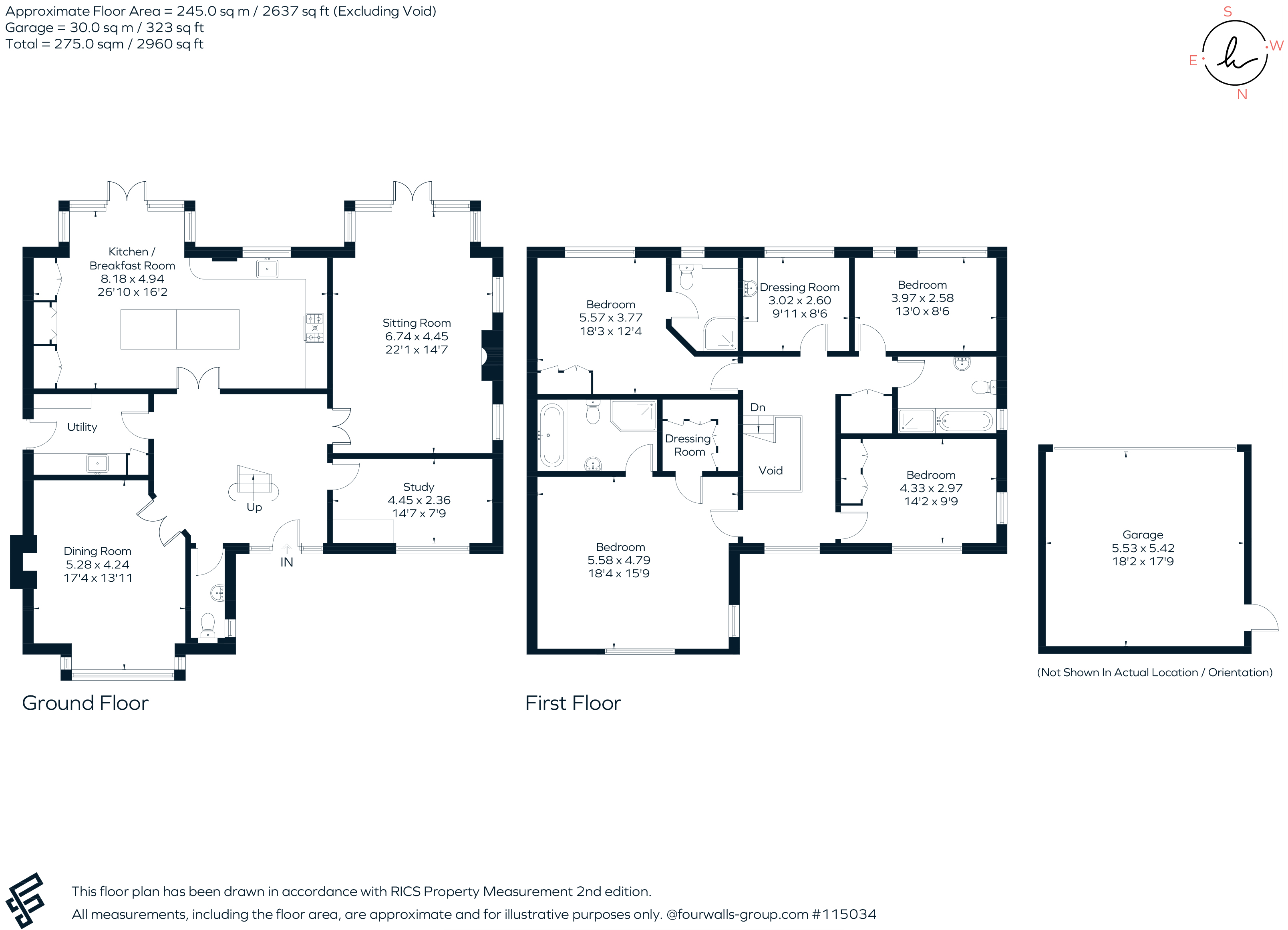 Bunces Shaw Road, Farley Hill floorplan