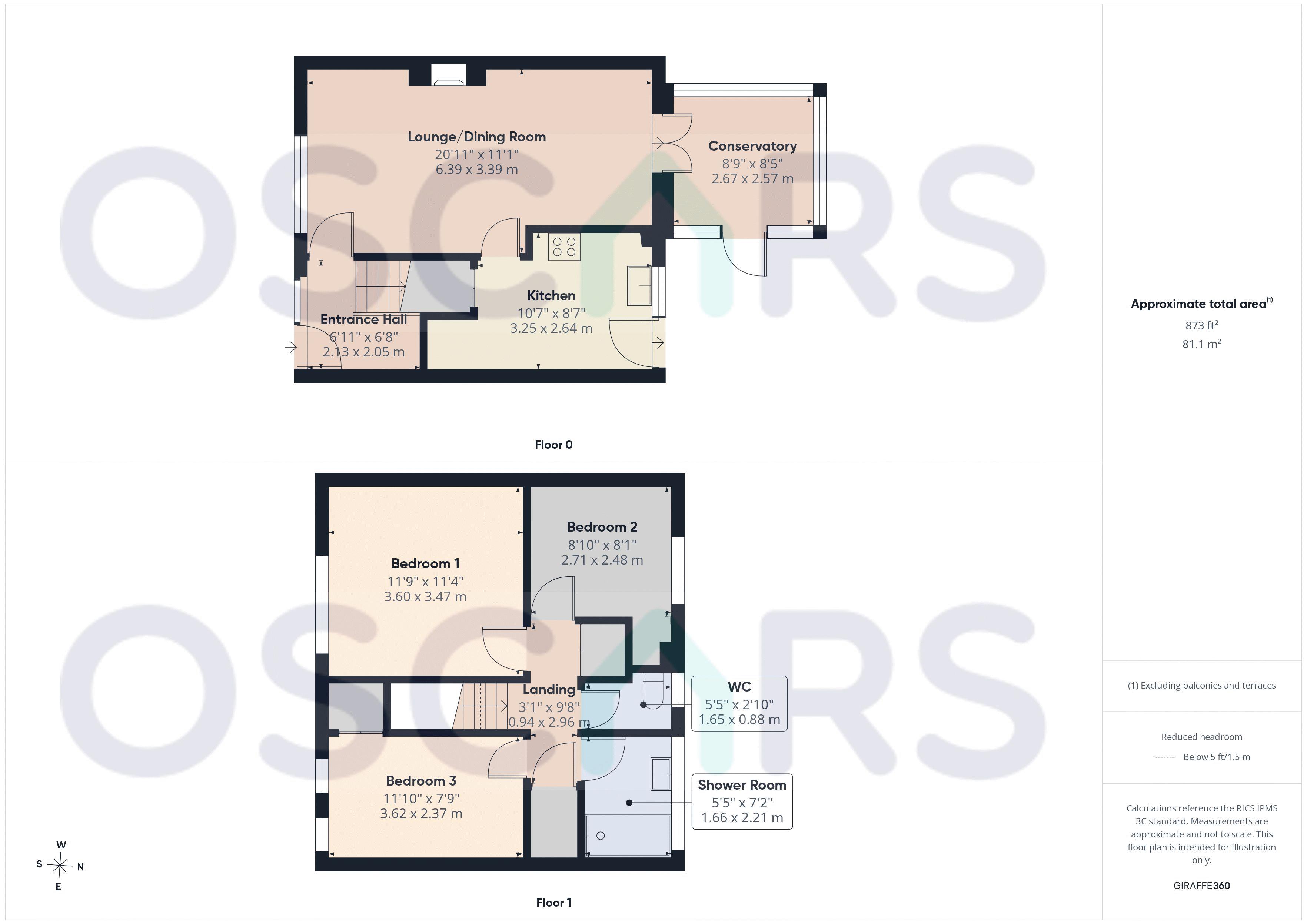 66, Sibelius Road, Hull floorplan