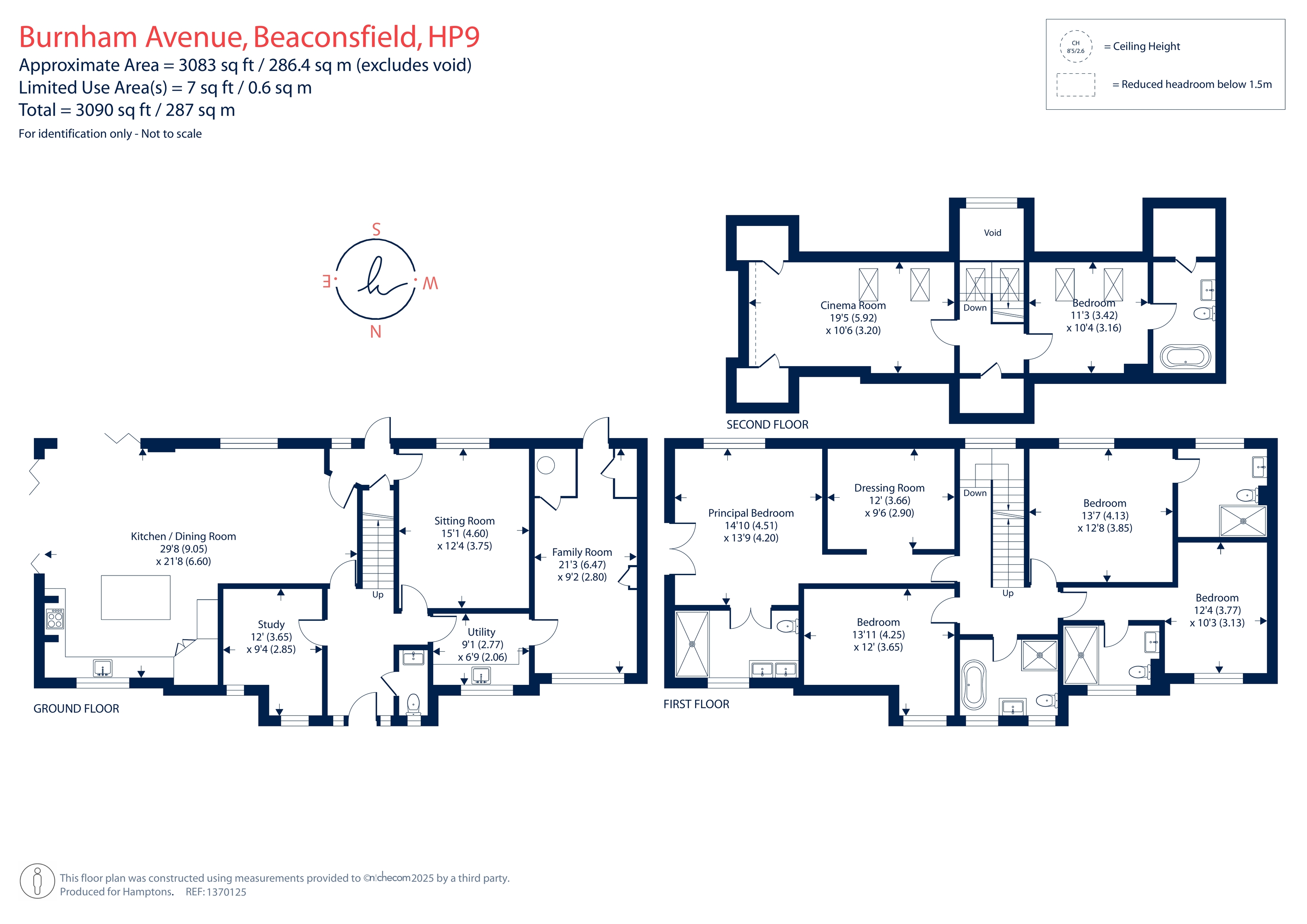17, Burnham Avenue, Beaconsfield floorplan